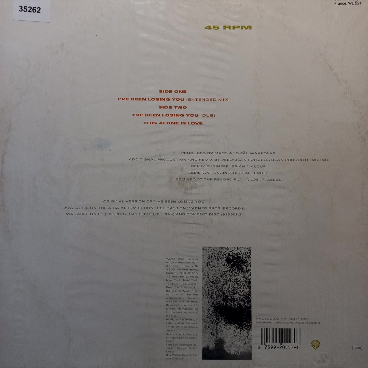 A-ha I ve been losing you Maxi 2da. Mano Usado en Muy Buen Y/O Excelente Estado