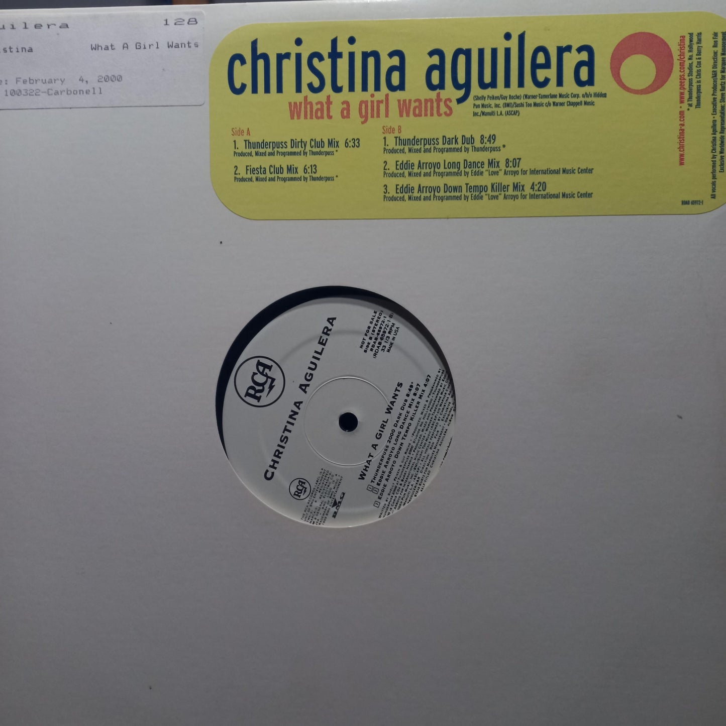 Christina Aguilera What a Girl Wants Maxi 2da. Mano Usado en Excelente Estado