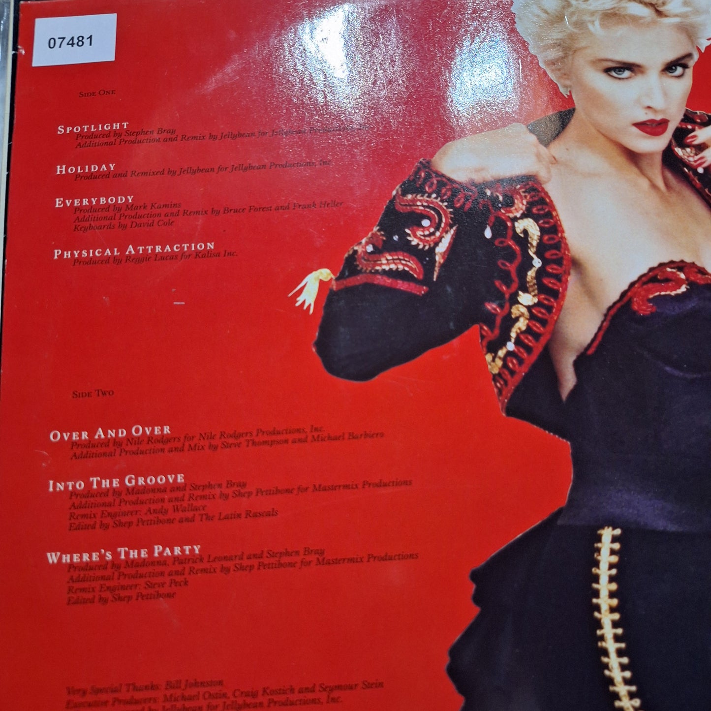 Madonna You Can Dance Maxi 2da. Mano VG+