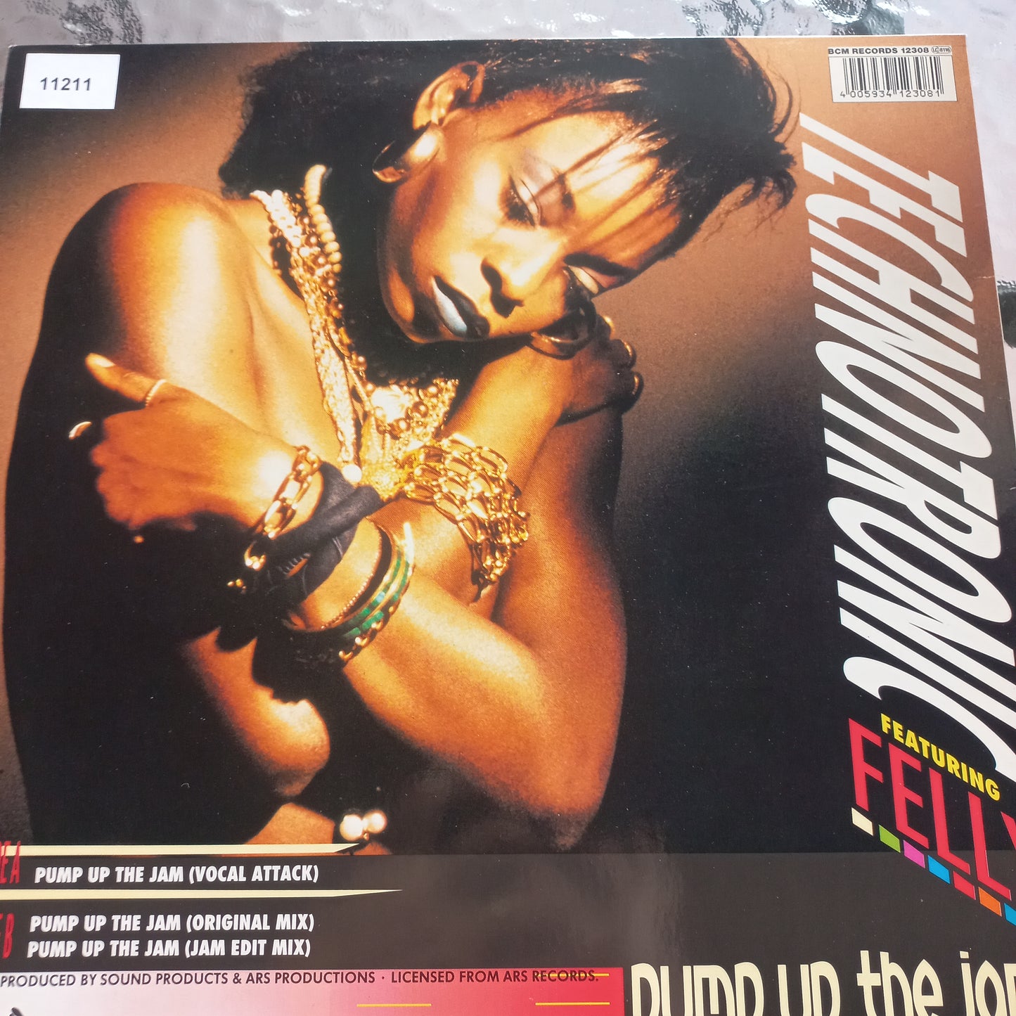 Technotronic Pump Up the Jam Maxi De Epoca VG+