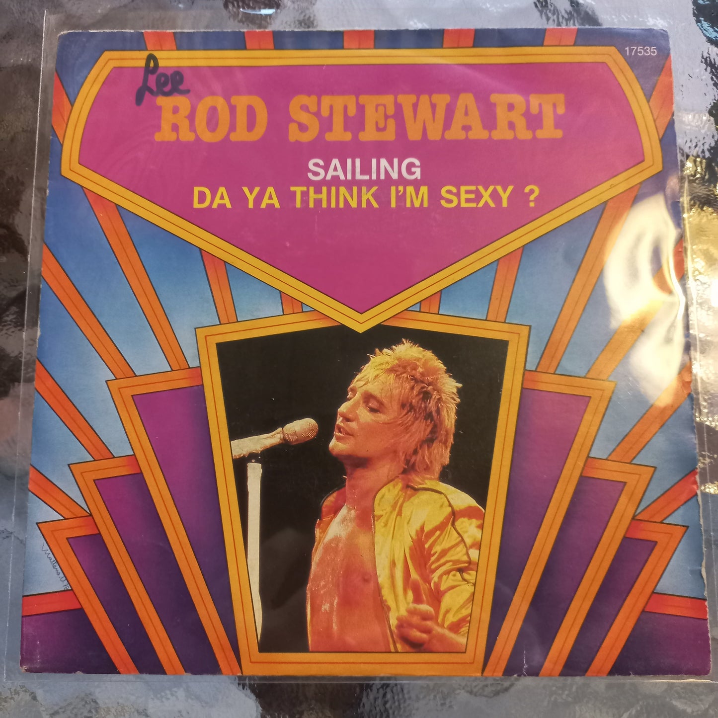 Rod Stewart Sailing Simple 7" 2da. Mano Usado Muy Bien + VG+