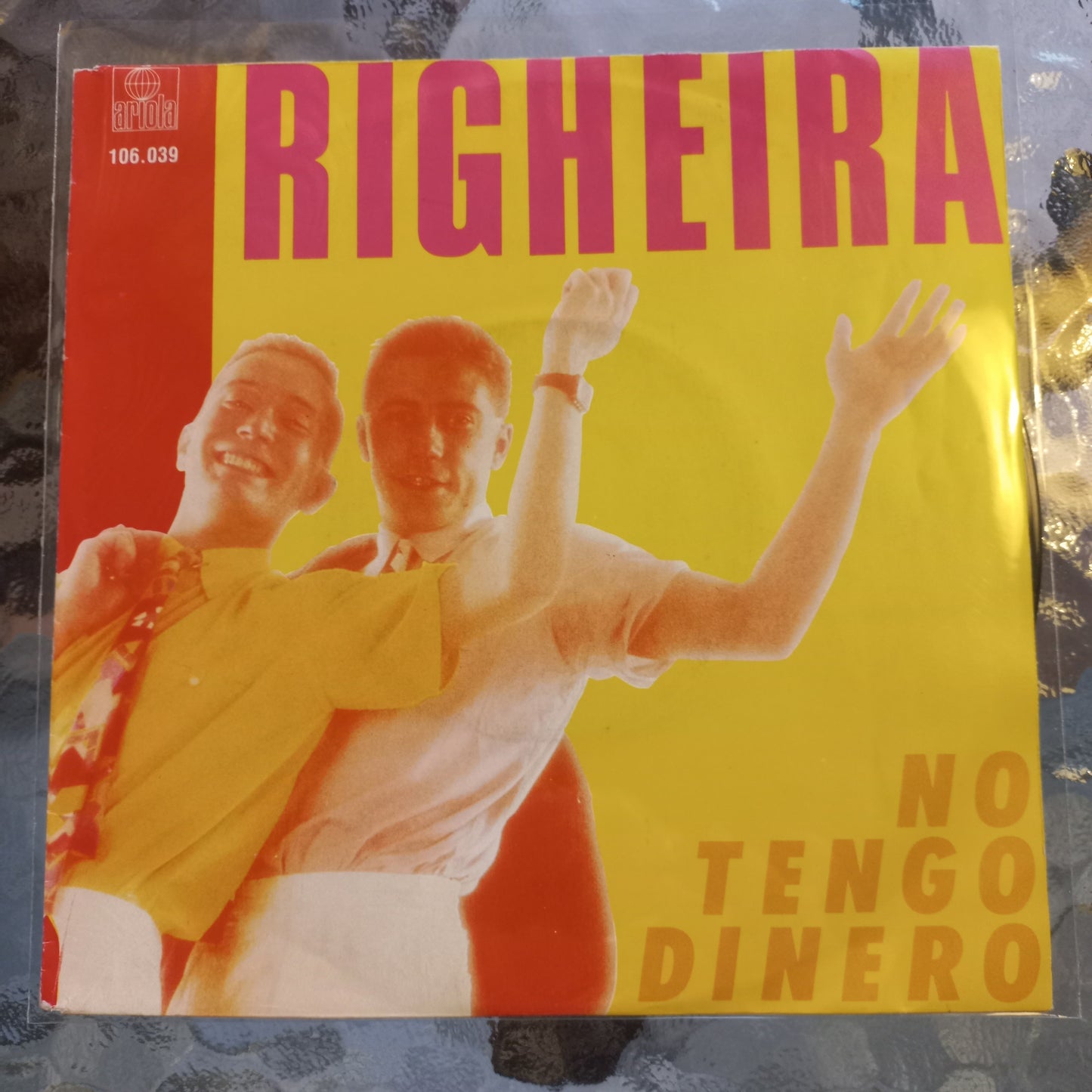 Righeira No tengo Dinero Simple 7" 2da. Mano Usado Muy Bien + VG+