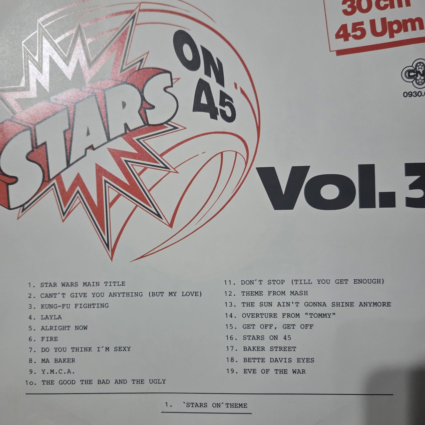 Stars on 45 Stars on 45 vol 3 Maxi De Epoca VG+