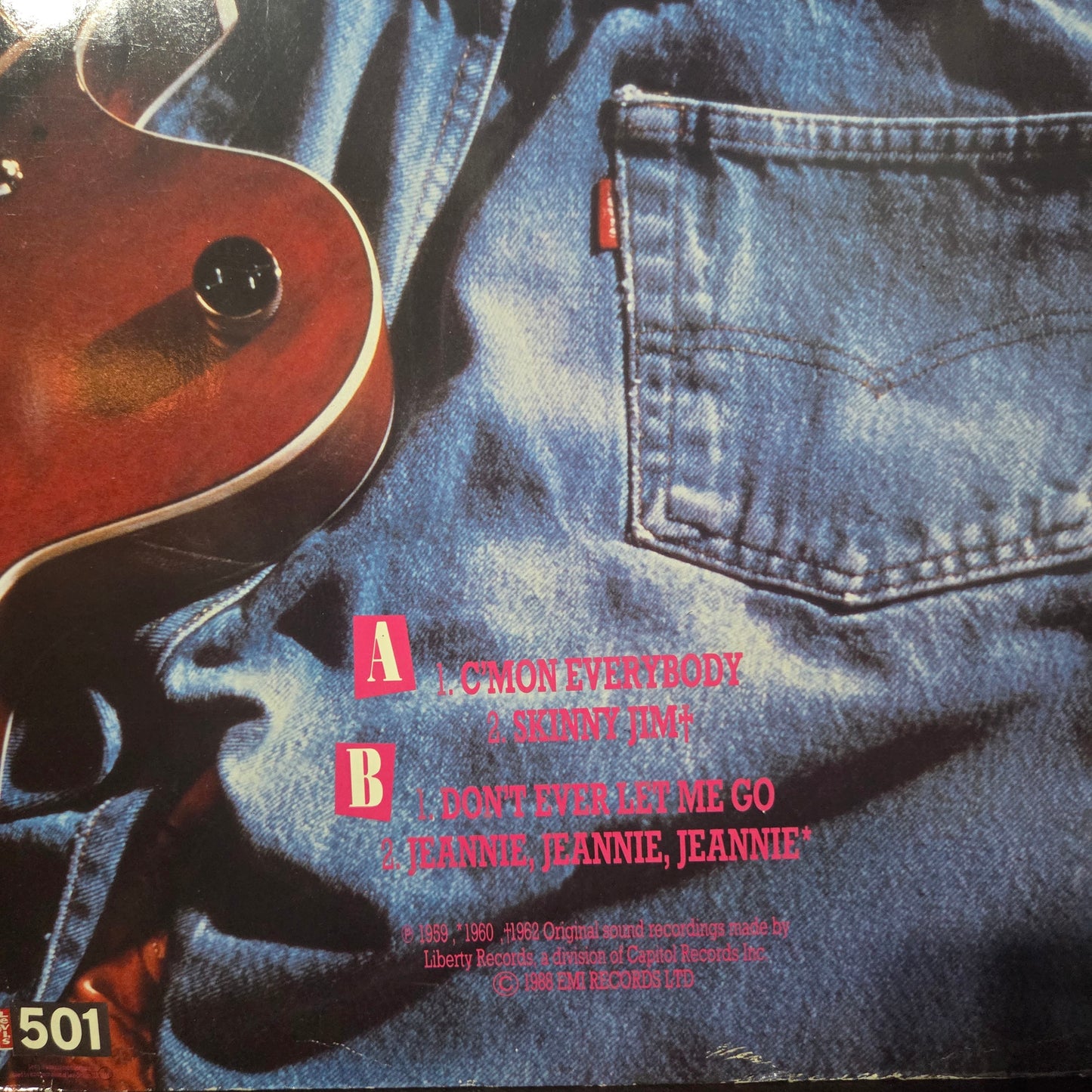 Eddie Cochran C mon Everybody Maxi De Epoca VG+