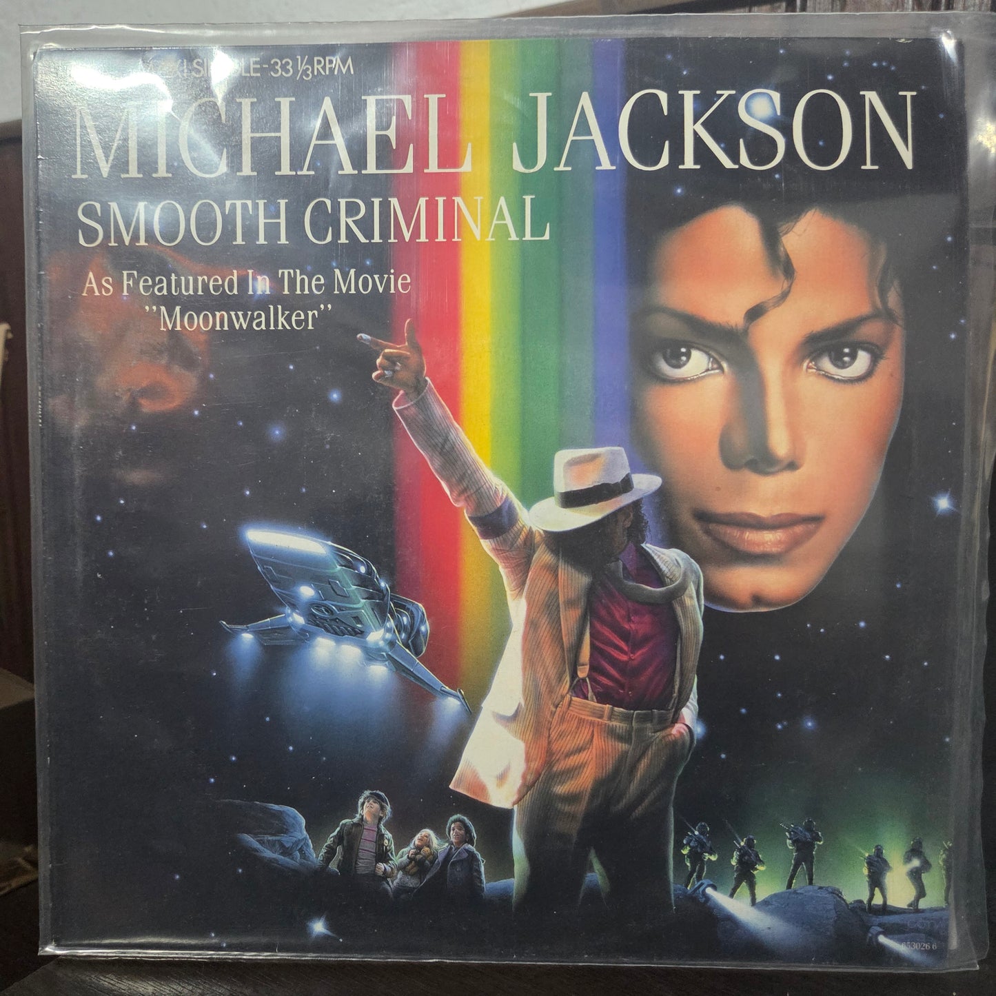 Michael Jackson Smooth Criminal Maxi De Epoca VG+