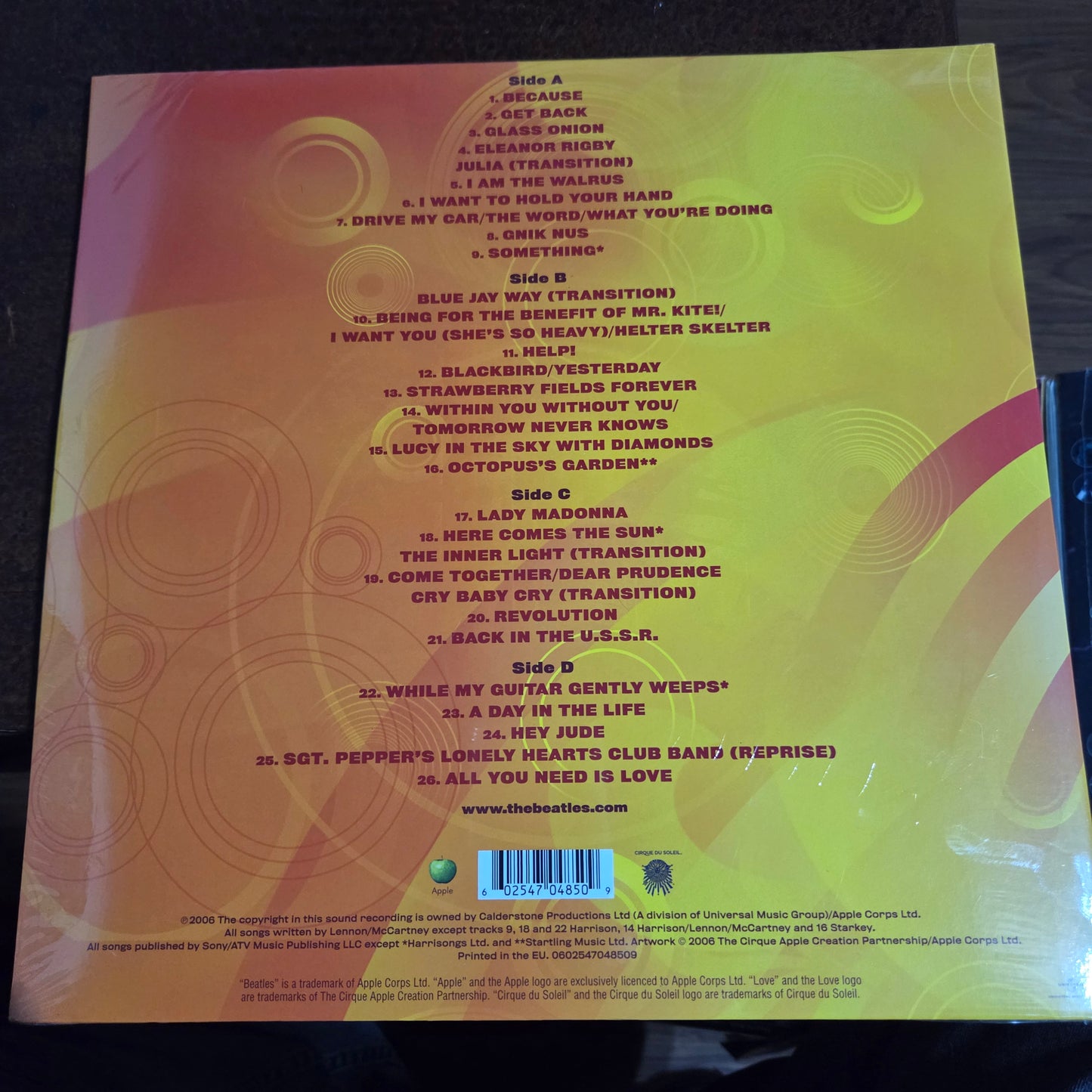The Beatles Love Vinilo LP NUEVO Cerrado