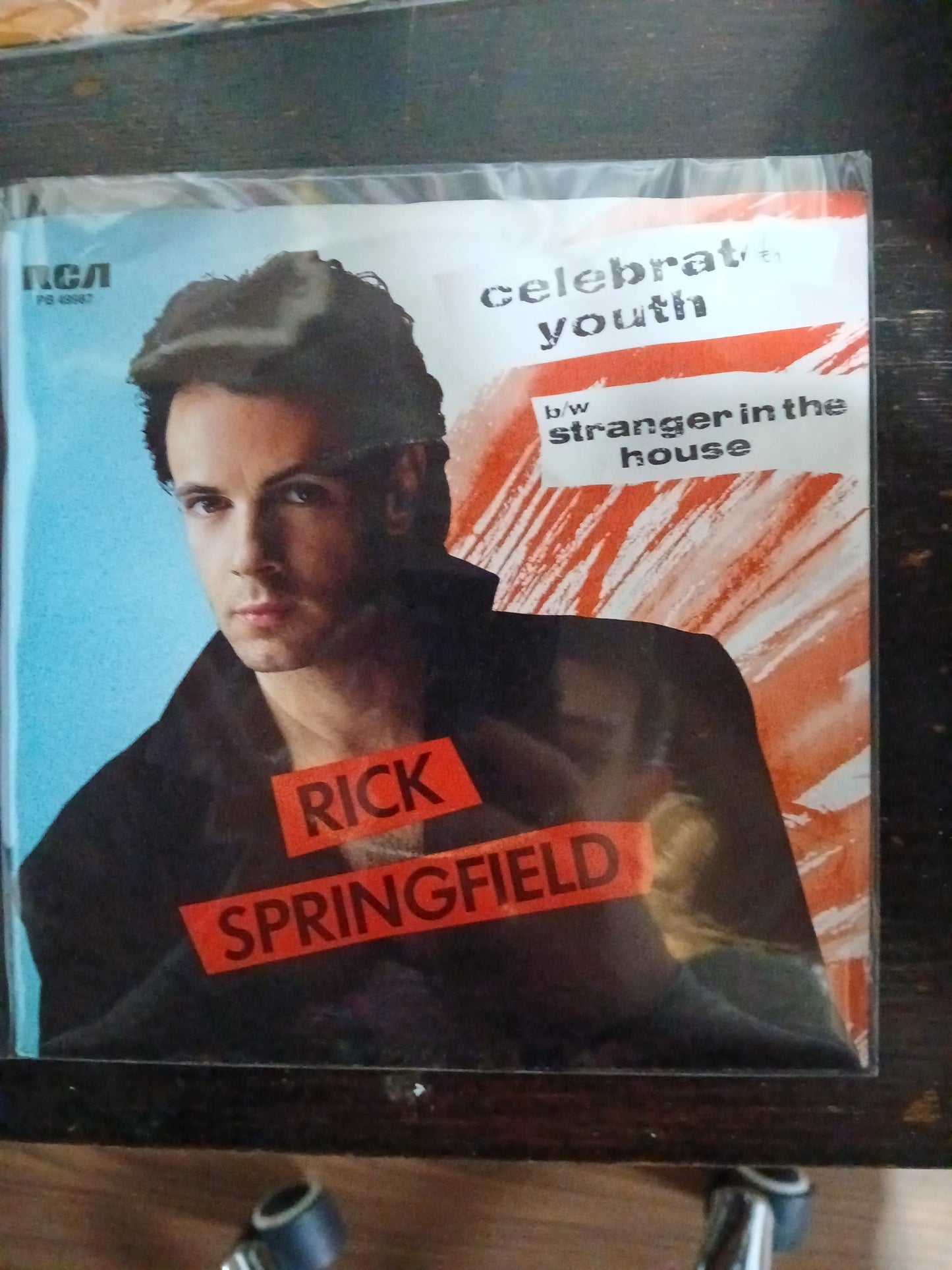 Rick Springfield Celebrate Youth Simple 7" 2da. Mano VG+