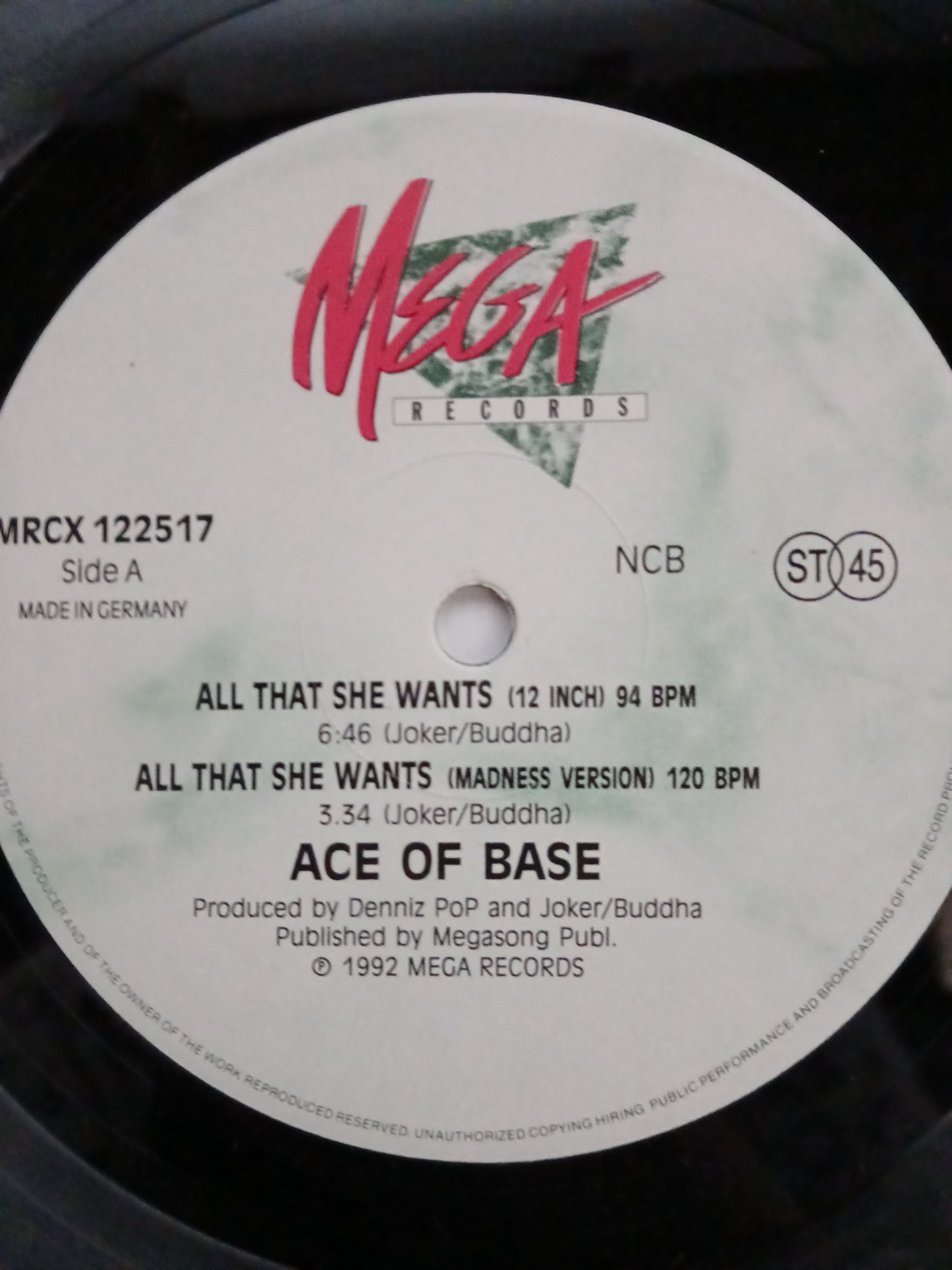 Ace of Base All That She Wants Maxi De Epoca VG+