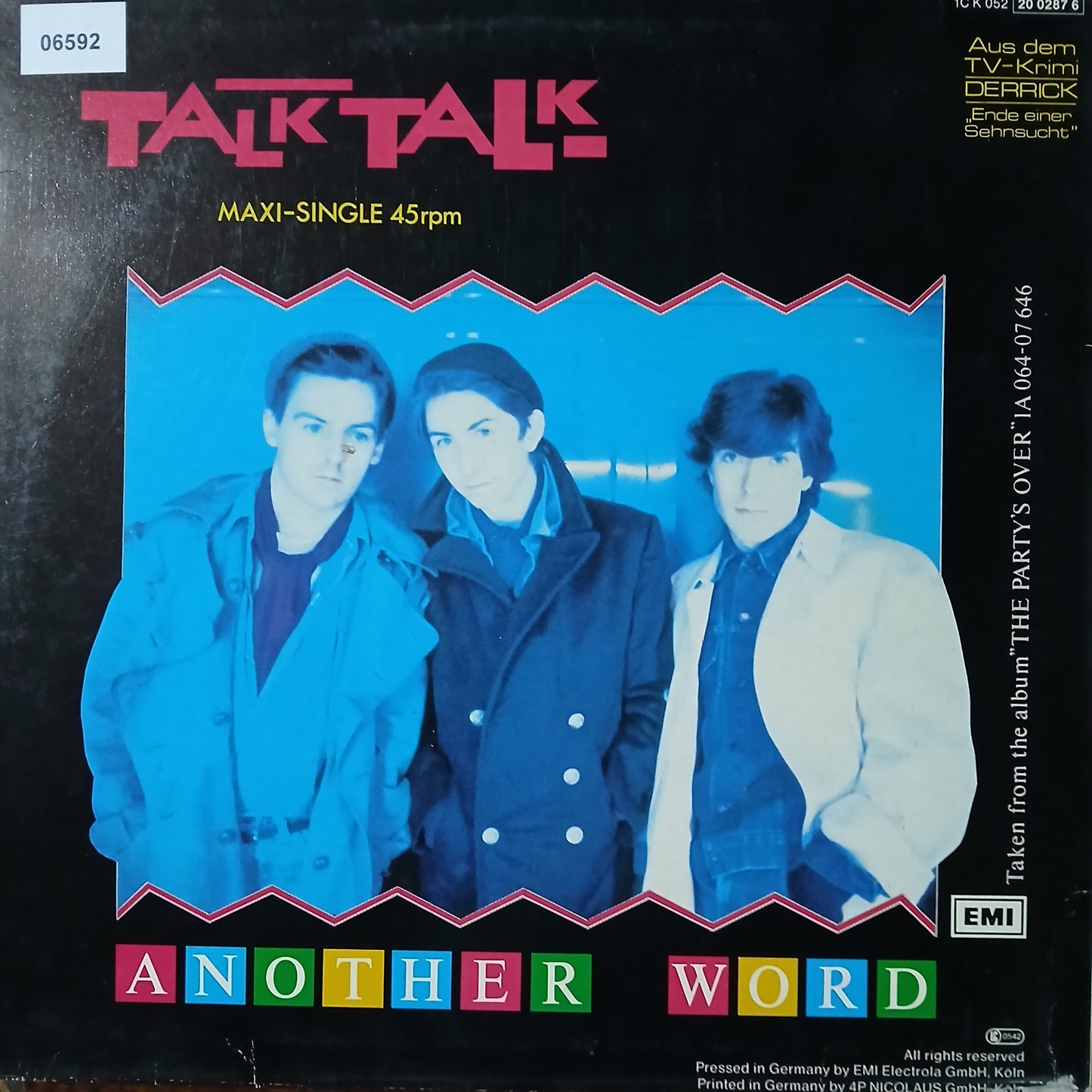 Talk Talk Another World Maxi De Epoca VG+