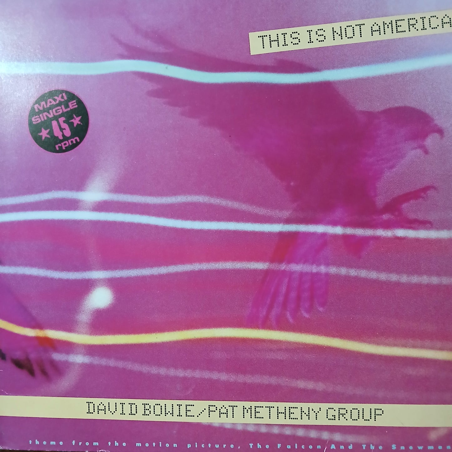 David Bowie This is Not America Maxi De Epoca VG+