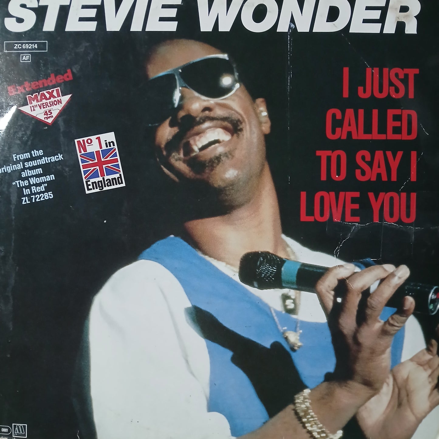 Stevie Wonder I Just Called to say I Love You Maxi De Epoca VG+