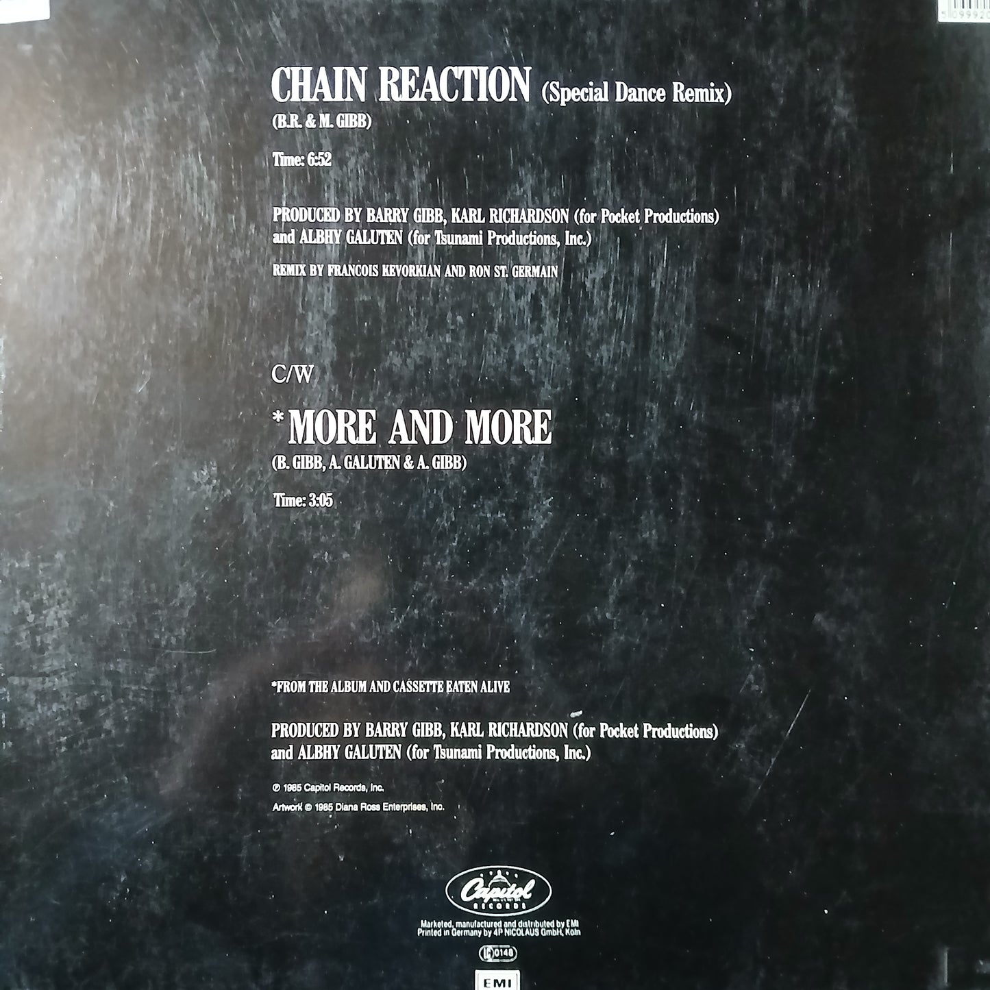 Dianna Ross Chain Reaction Maxi De Epoca VG+