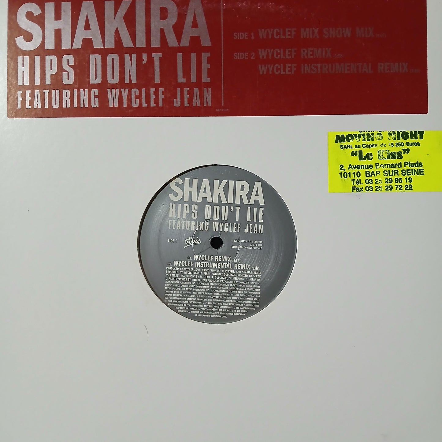 Shakira Hips Dont Lie Maxi De Epoca VG+
