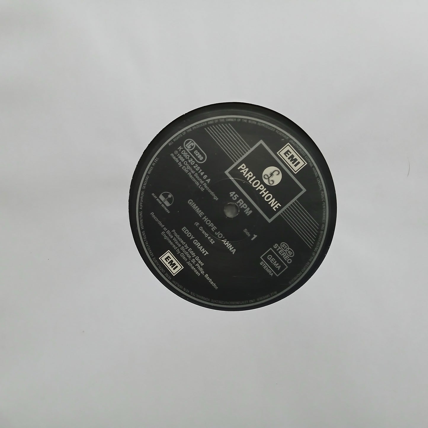 Eddy Grant Gimme Hope Johanna Maxi De Epoca VG+