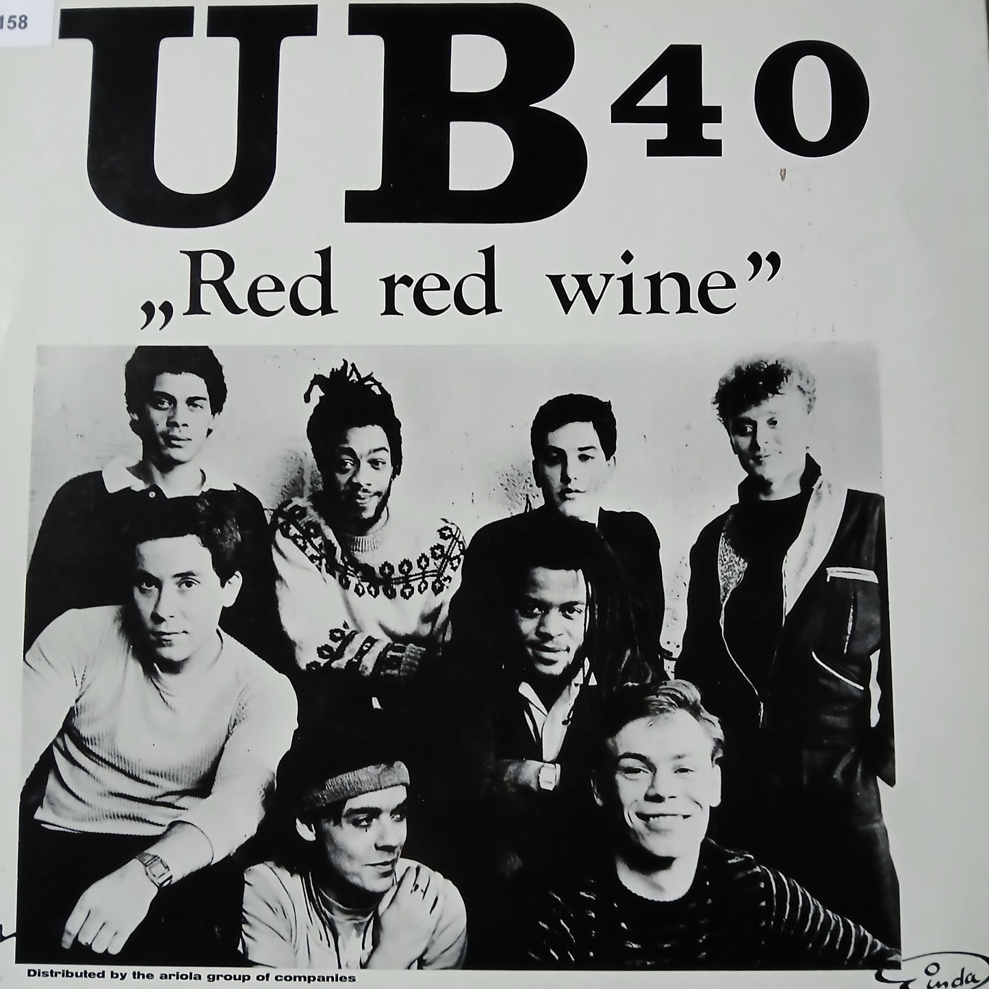 Ub40 Red Red Wine Maxi De Epoca VG+