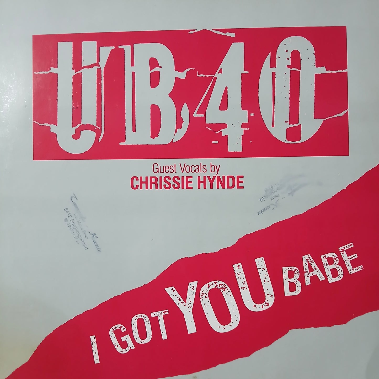 Ub40 I Got You Babe Maxi De Epoca VG+