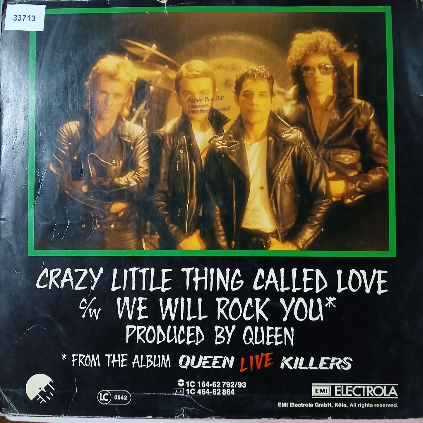Queen Crazy Little Thing Called Love Maxi De Epoca VG+