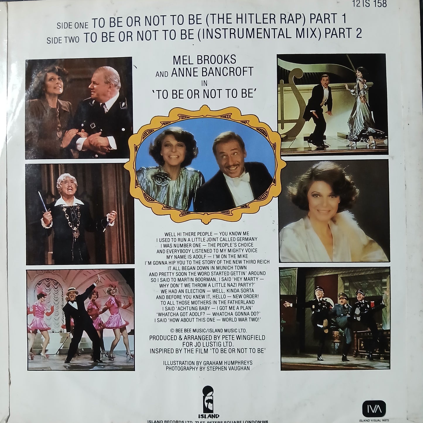 Mel Brooks To Be or not to Be Maxi De Epoca VG+