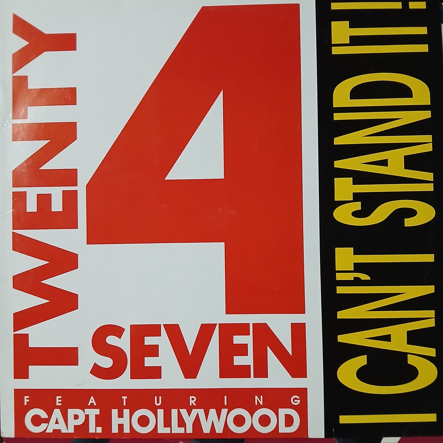 Twenty 4 Seven I Cant Stand It Maxi De Epoca VG+