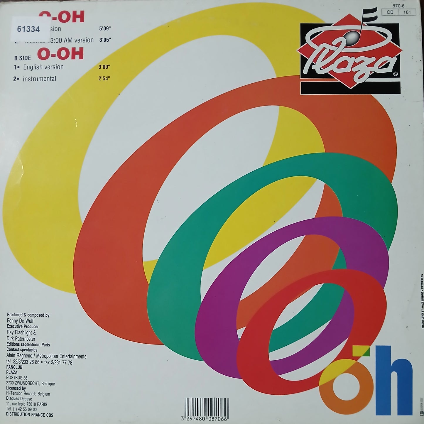 Plaza Oh Oh Maxi De Epoca VG+