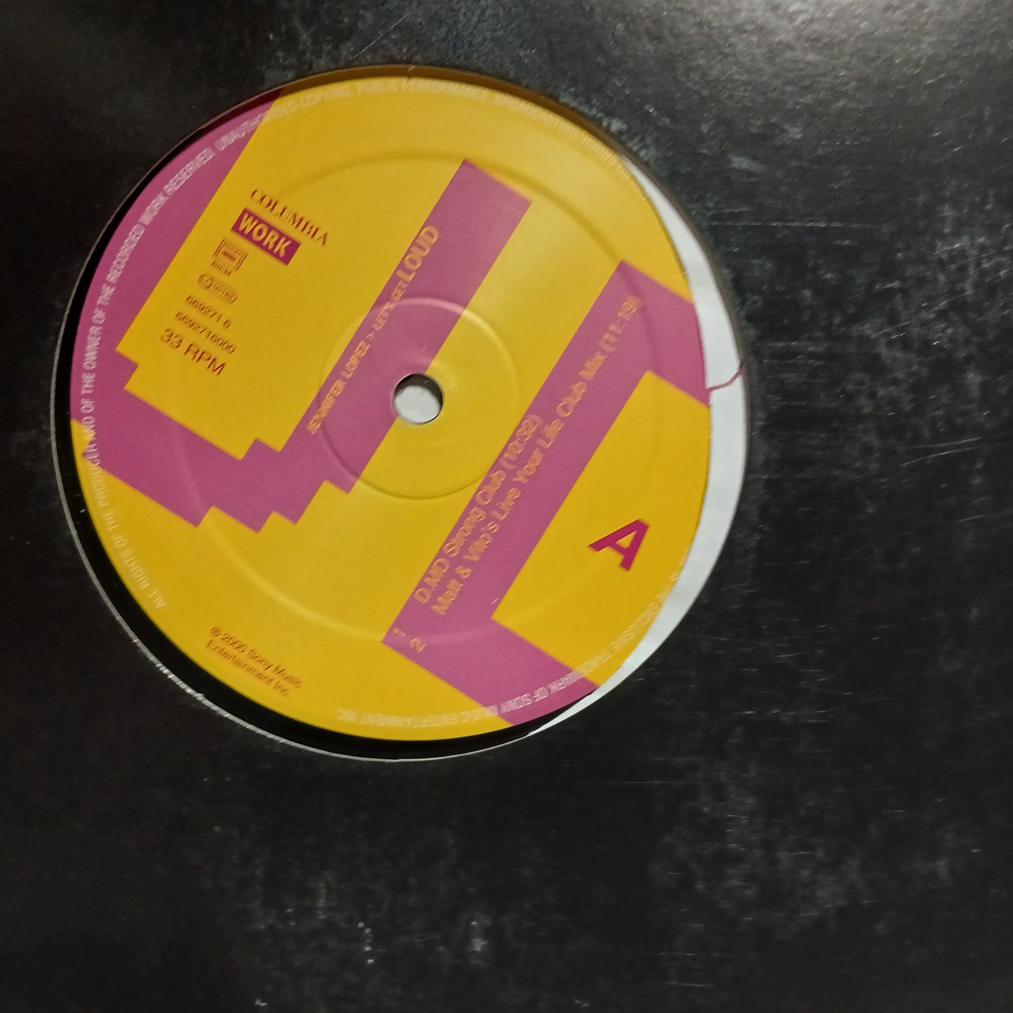 Jennifer Lopez Lets Get Loud Maxi De Epoca VG+