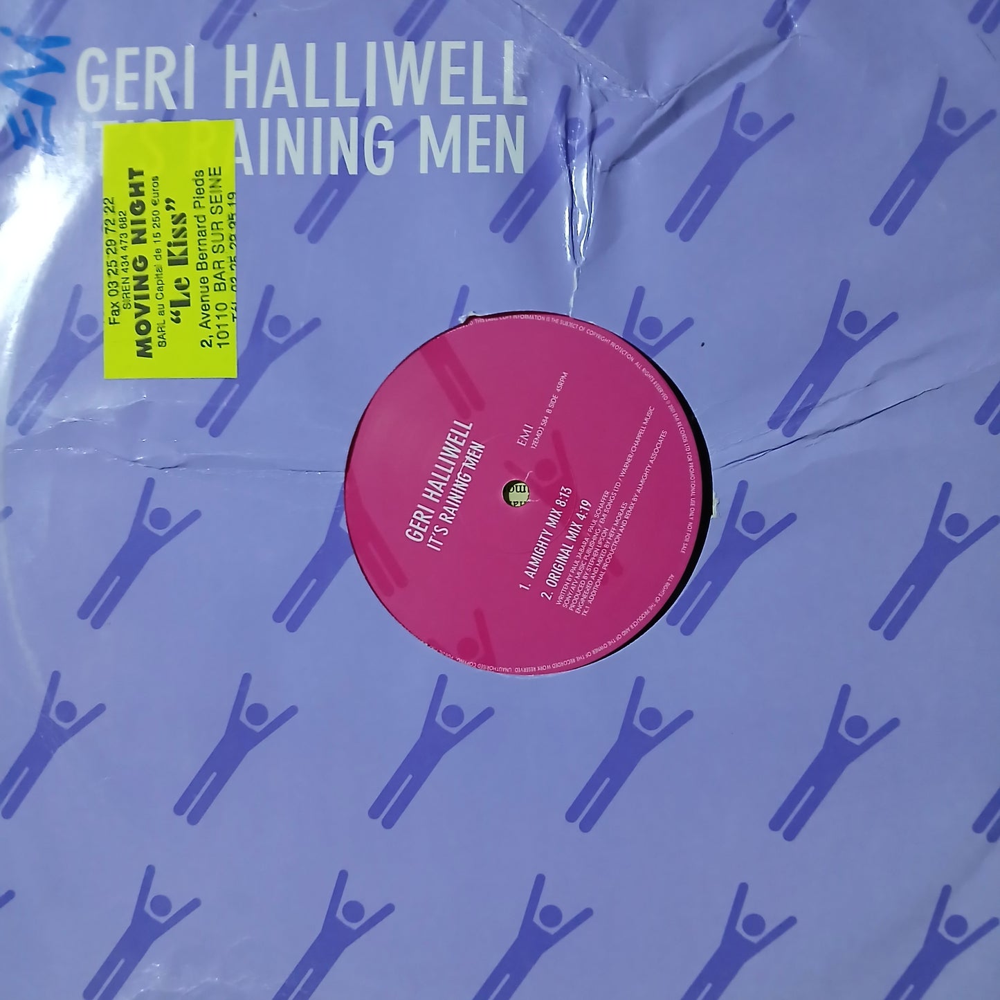 Geri Halliwell Its Raining Men Maxi De Epoca VG+