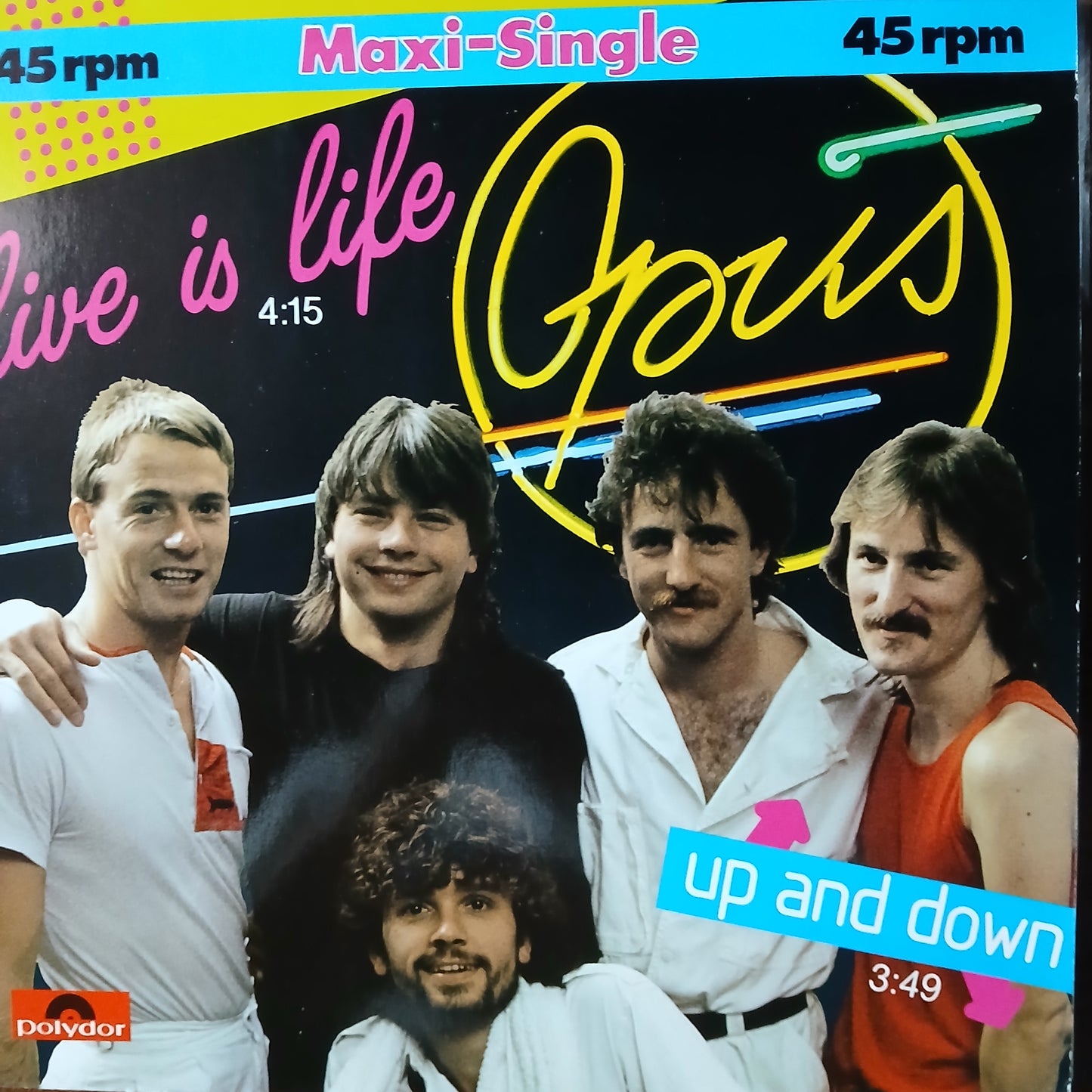 Opus Live is Life Maxi De Epoca VG+