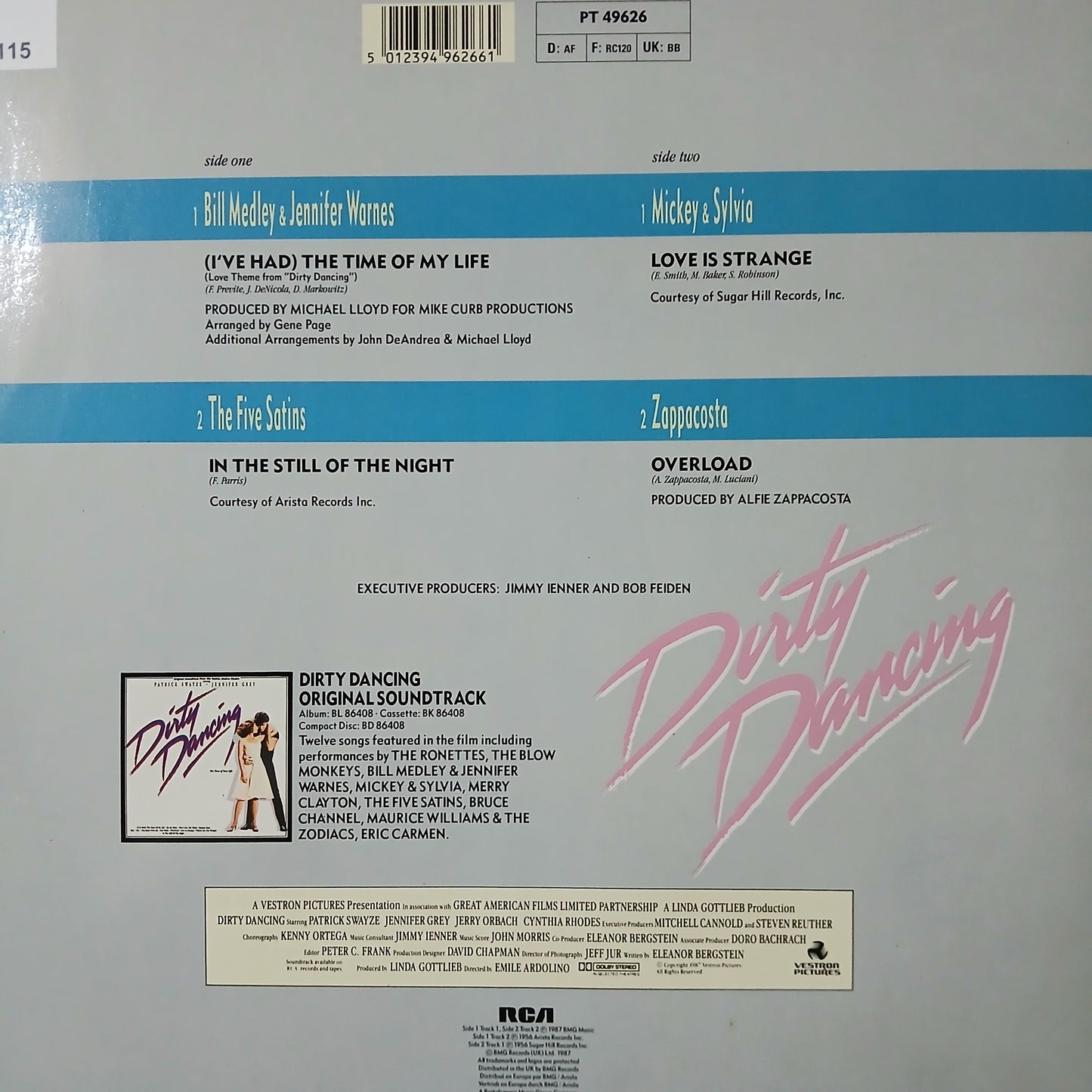 Bill Medley If I had the time of my life Maxi De Epoca VG+