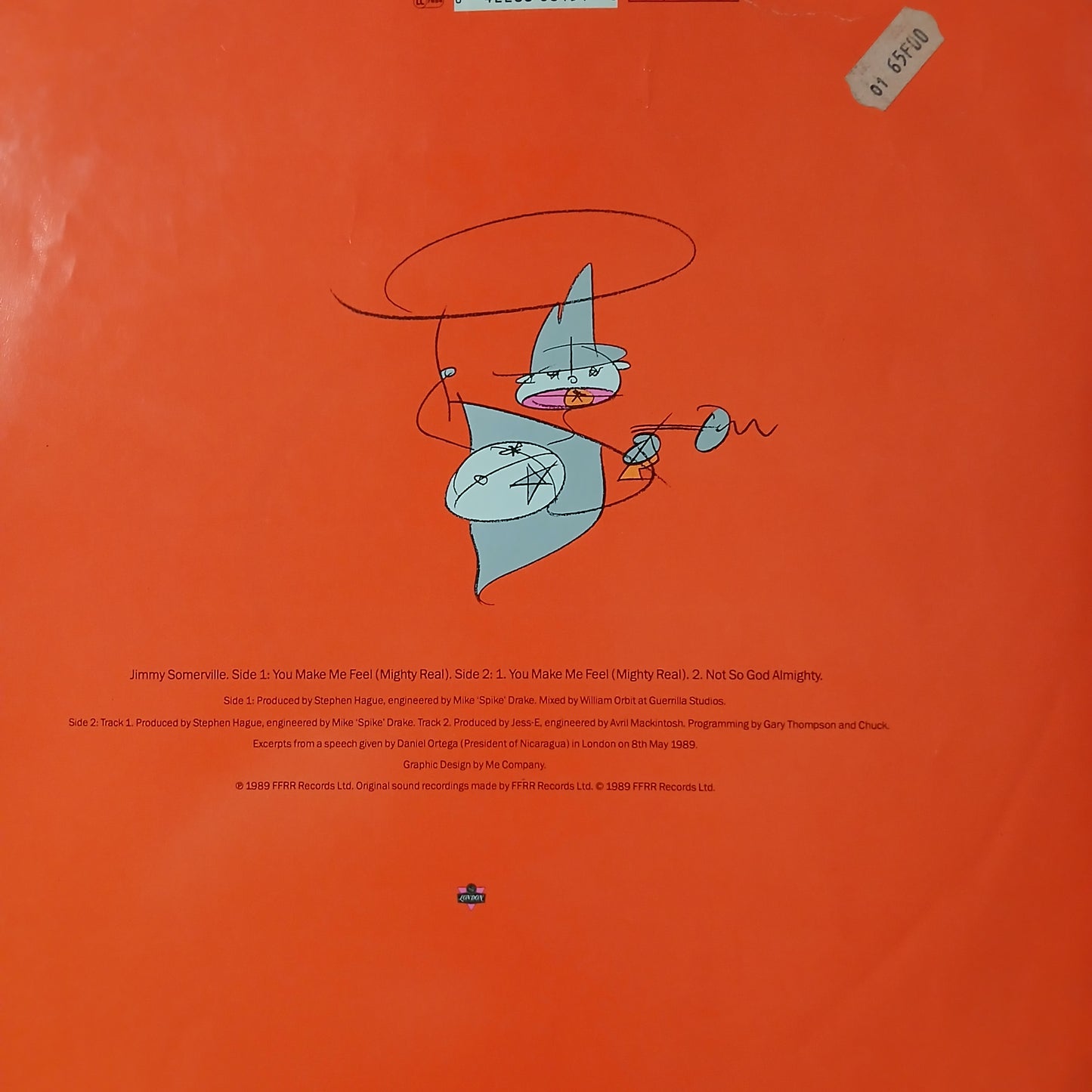 Jimmy Sommerville You Make me Feel Maxi De Epoca VG+