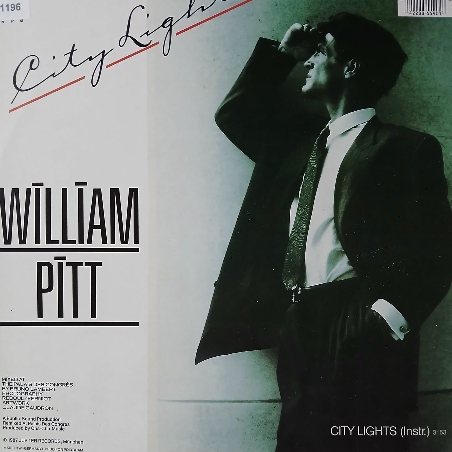 William Pitt City Lights Maxi De Epoca VG+