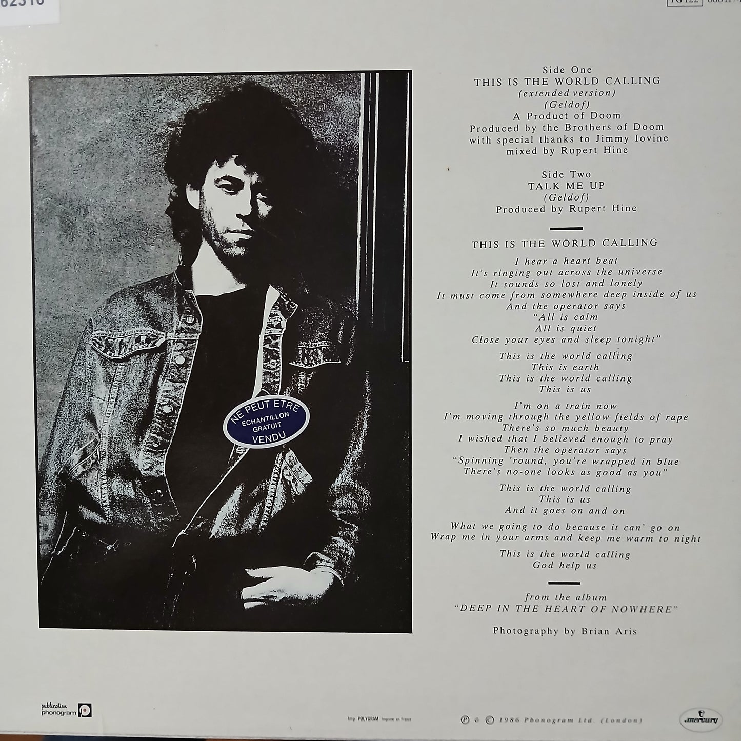 Bob Geldof This is the World Calling Maxi De Epoca VG+