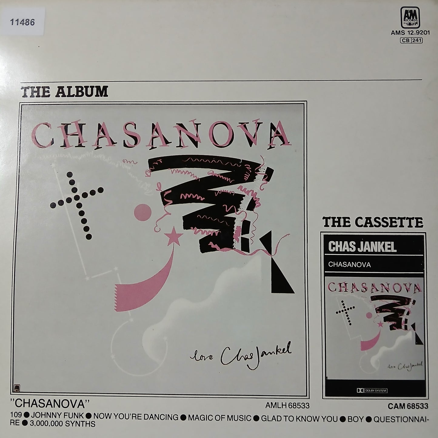 Chas Jankel Glad to Know You Maxi De Epoca VG+
