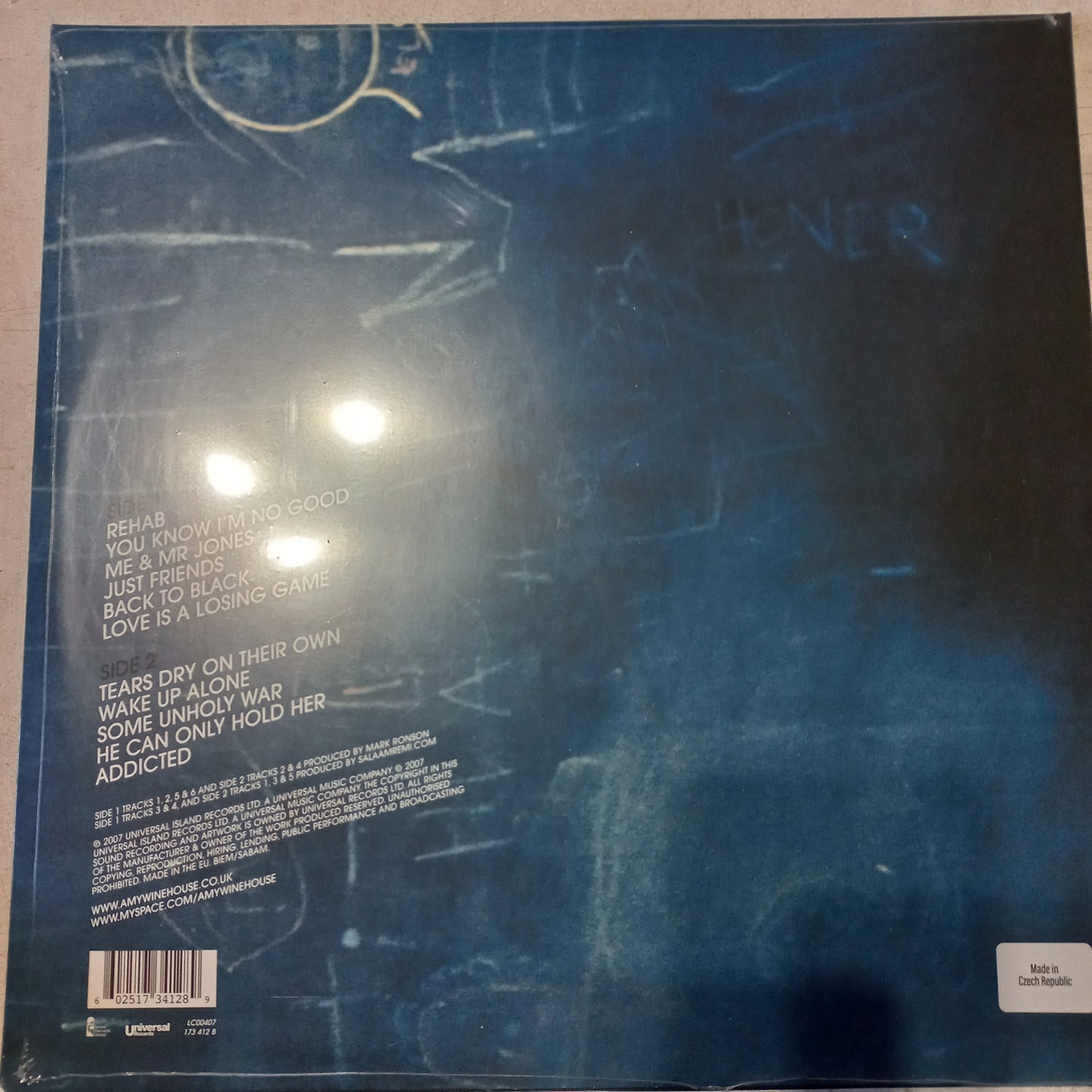 Amy Winehouse Back to Black LP Nuevo