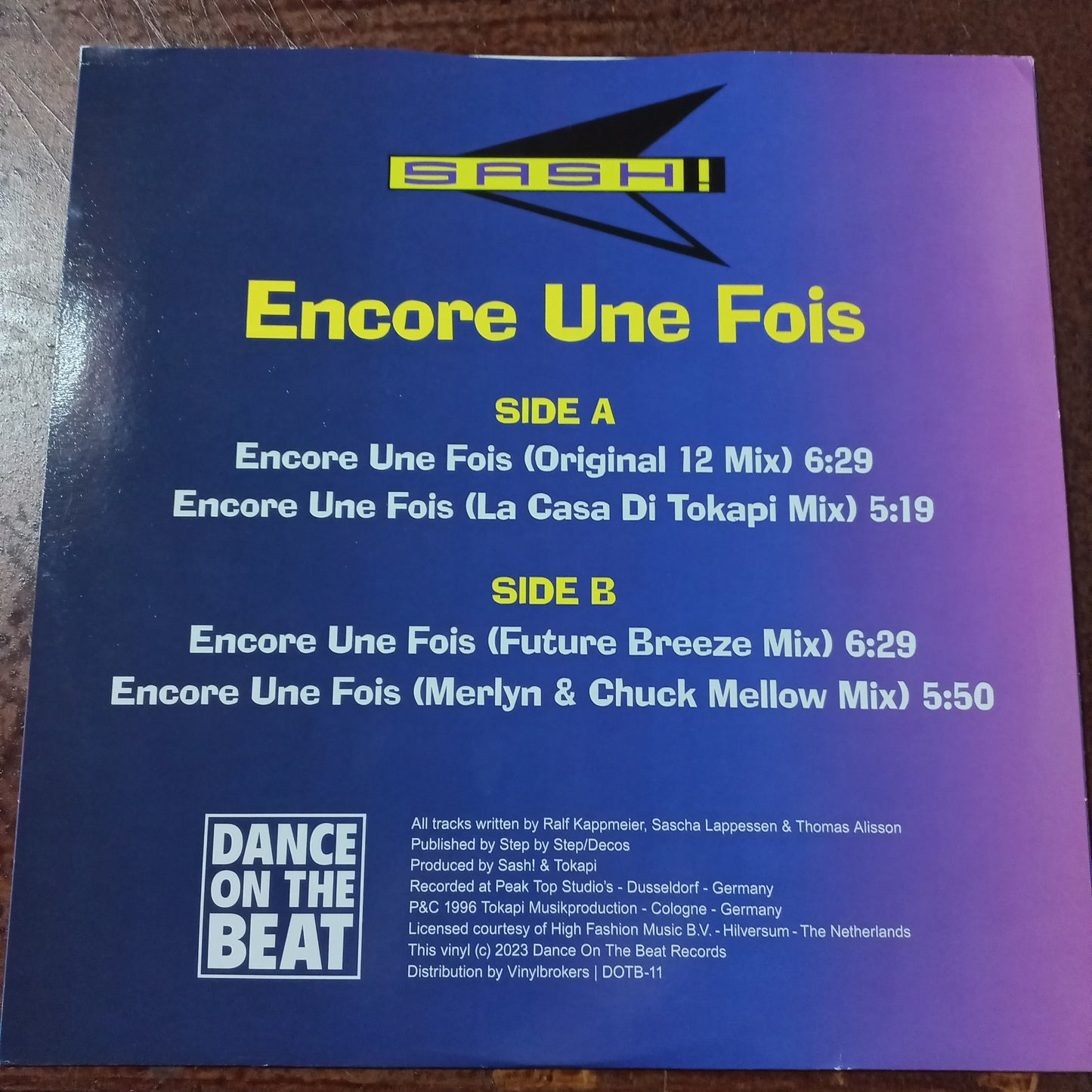 Sash Encore Une Fois Maxi Cerrado Nuevo de Fabrica