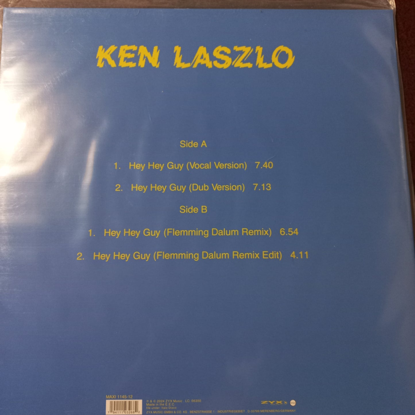 Ken Lazlo Hey Hey Guy Maxi Cerrado Nuevo de Fabrica
