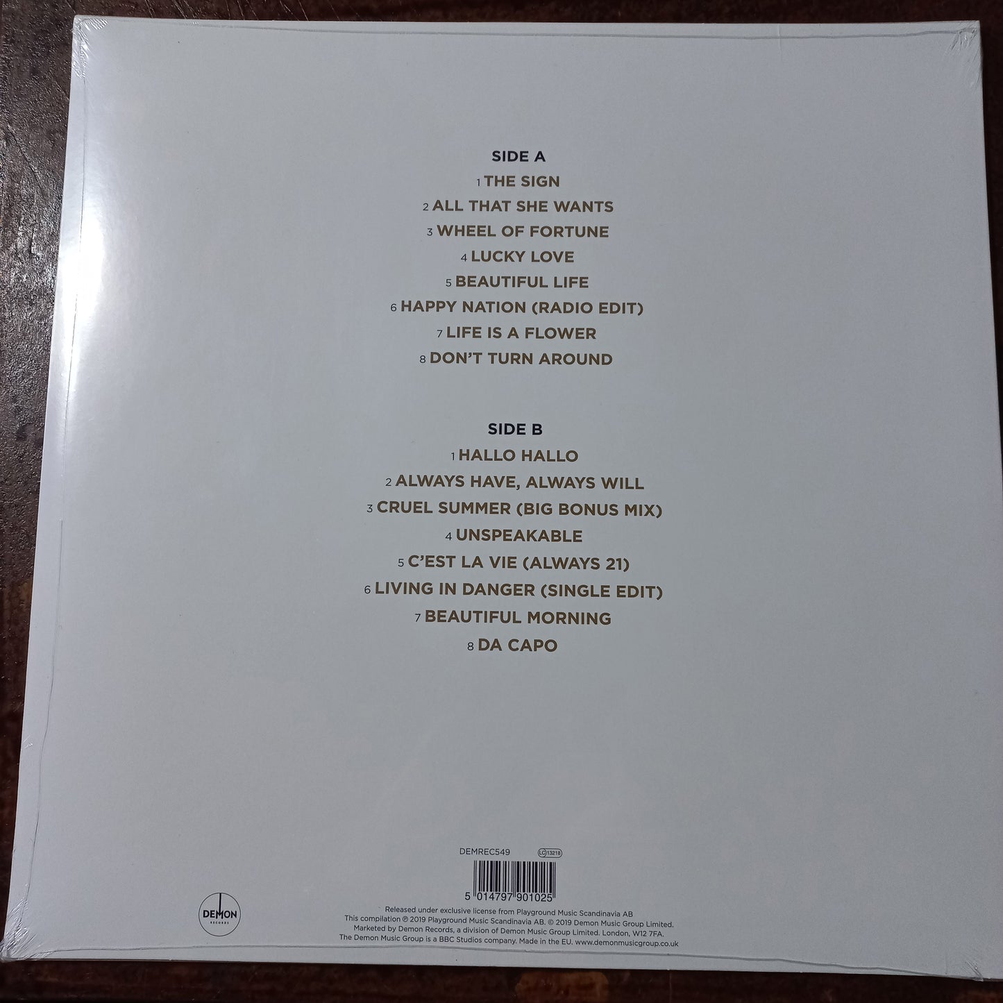 Ace of Base Gold Greatest Hits LP Nuevo
