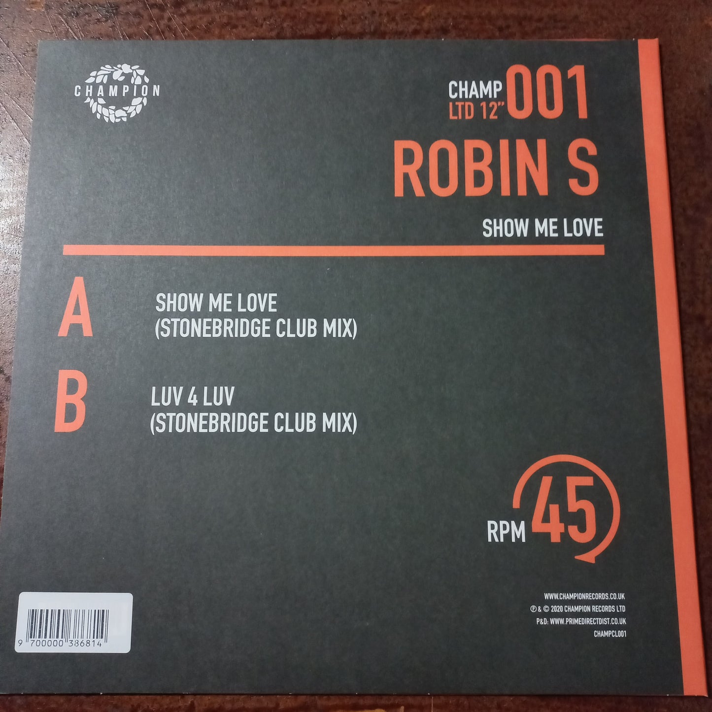 Robin S Show me Love Maxi Cerrado Nuevo de Fabrica