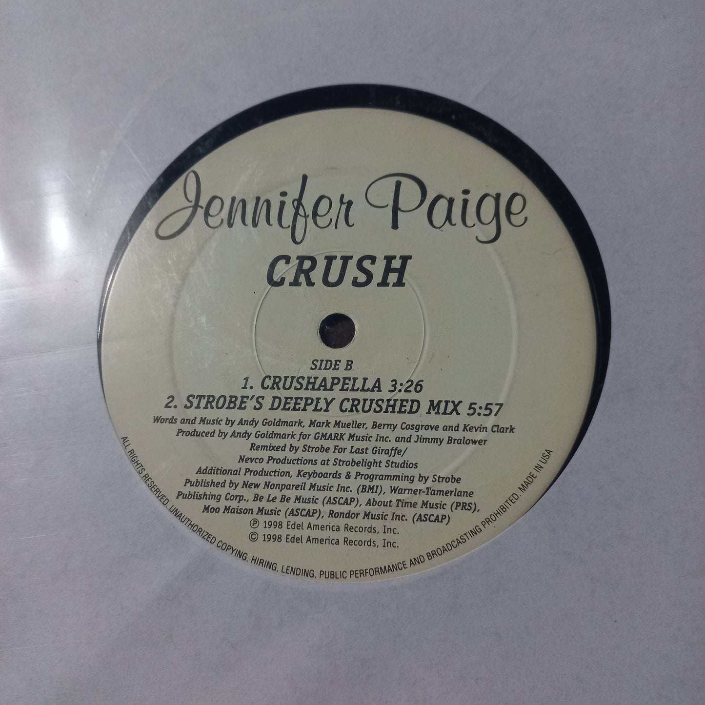 Jennifer Paige Crush Maxi De Epoca VG+