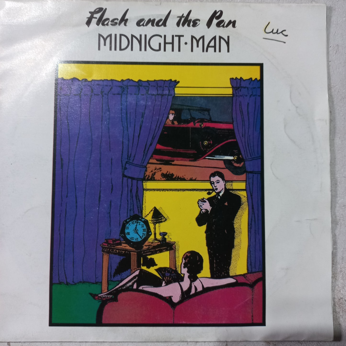 Flash and the Pan Midnight Man Simple 7" 2da. Mano VG+