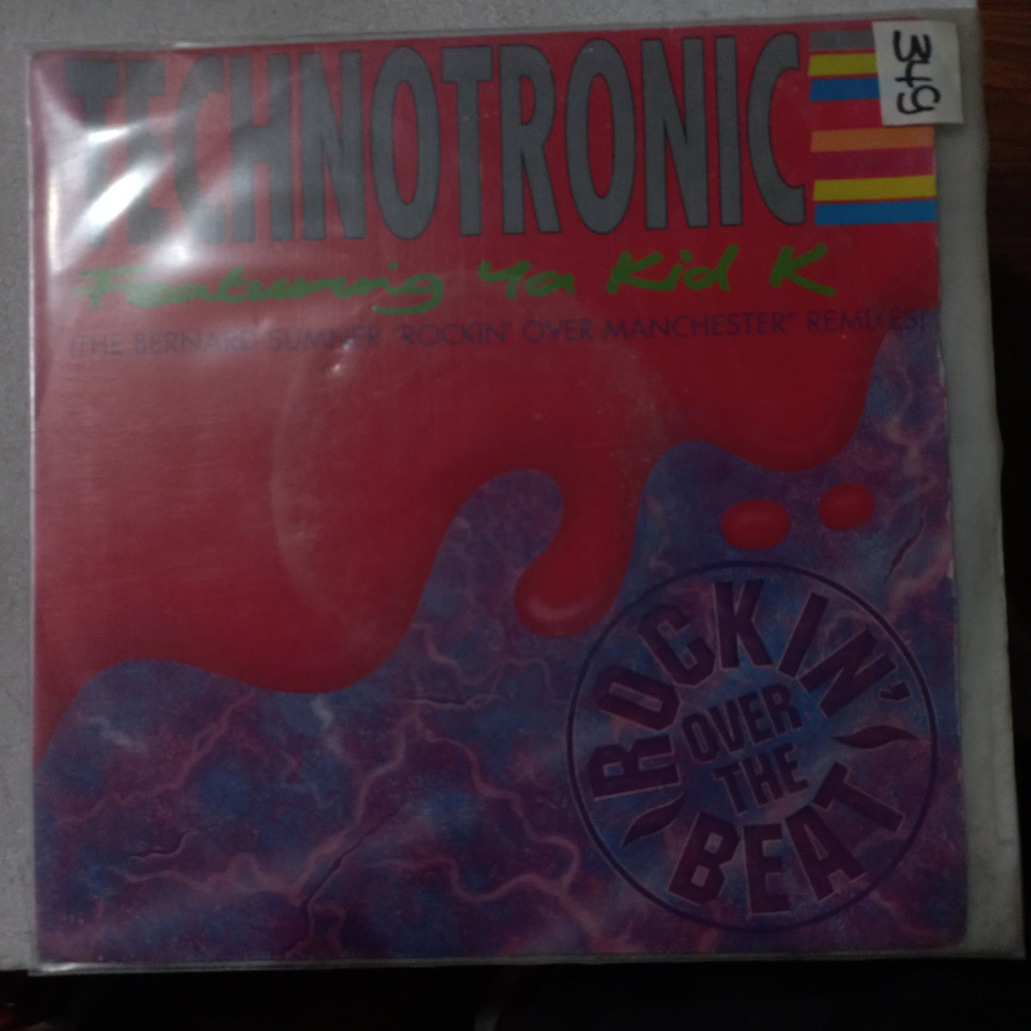 Technotronic Rockin Over Simple 7" Vg+ De Epoca