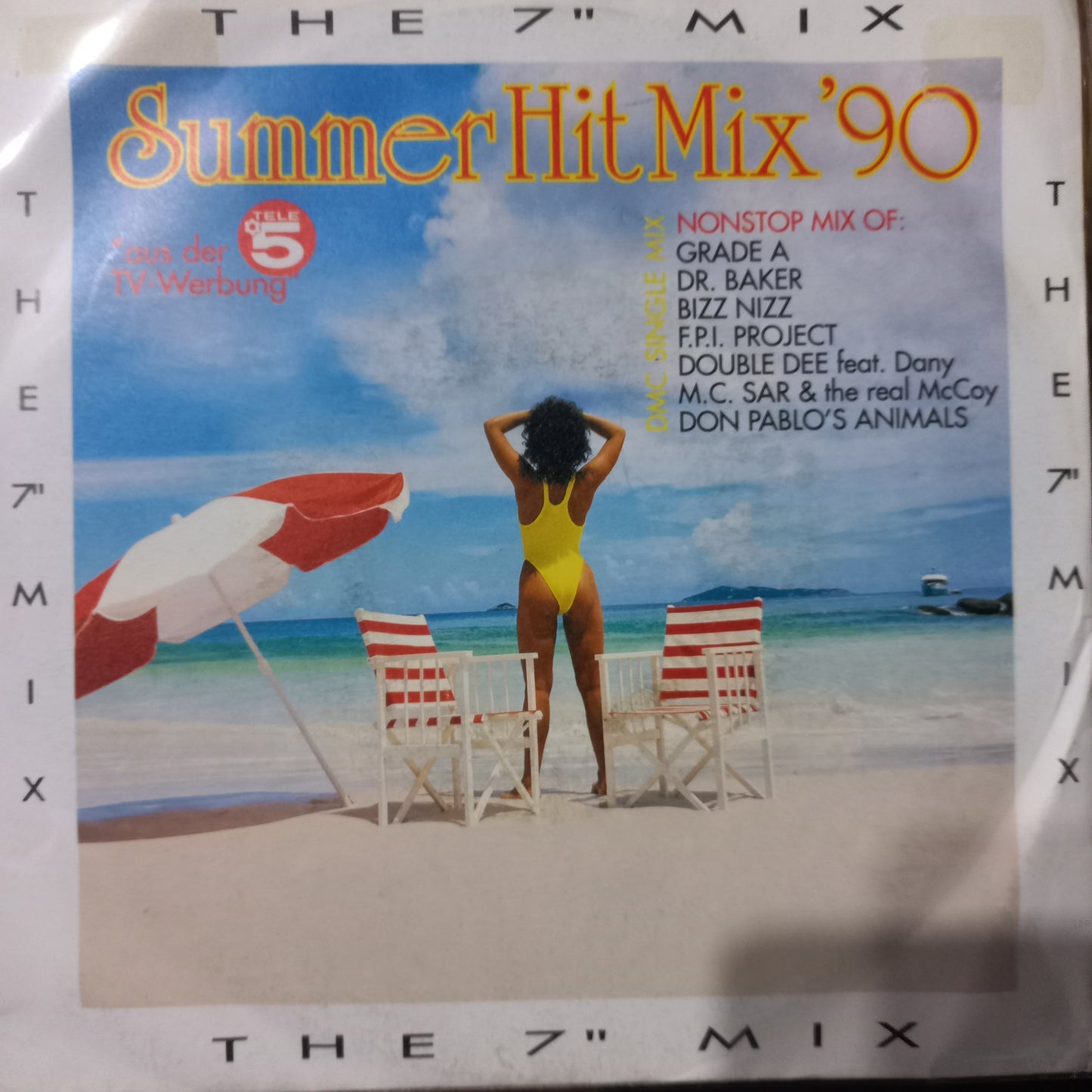 Varios Summer Hit Mix 90 Simple 7" De Epoca VG+