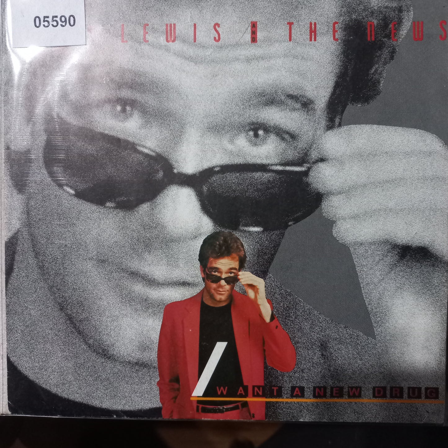 Huey Lewis and the News I Want a New Drug Simple 7" De Epoca VG+