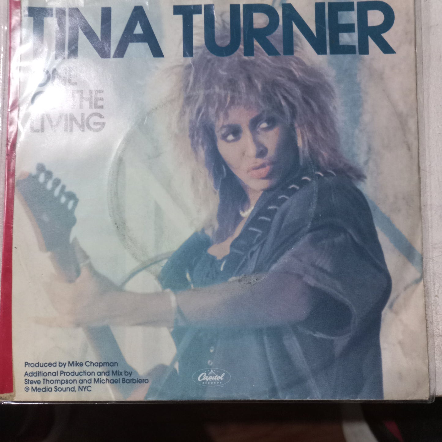 Tina Turner One Of the Living Simple 7" 2da. Mano VG+