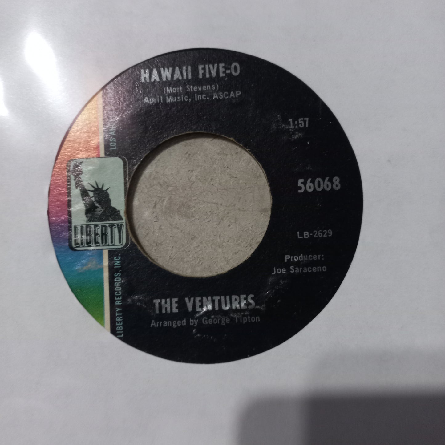 The Ventures Hawaii 5 0 Simple 7" De Epoca VG+
