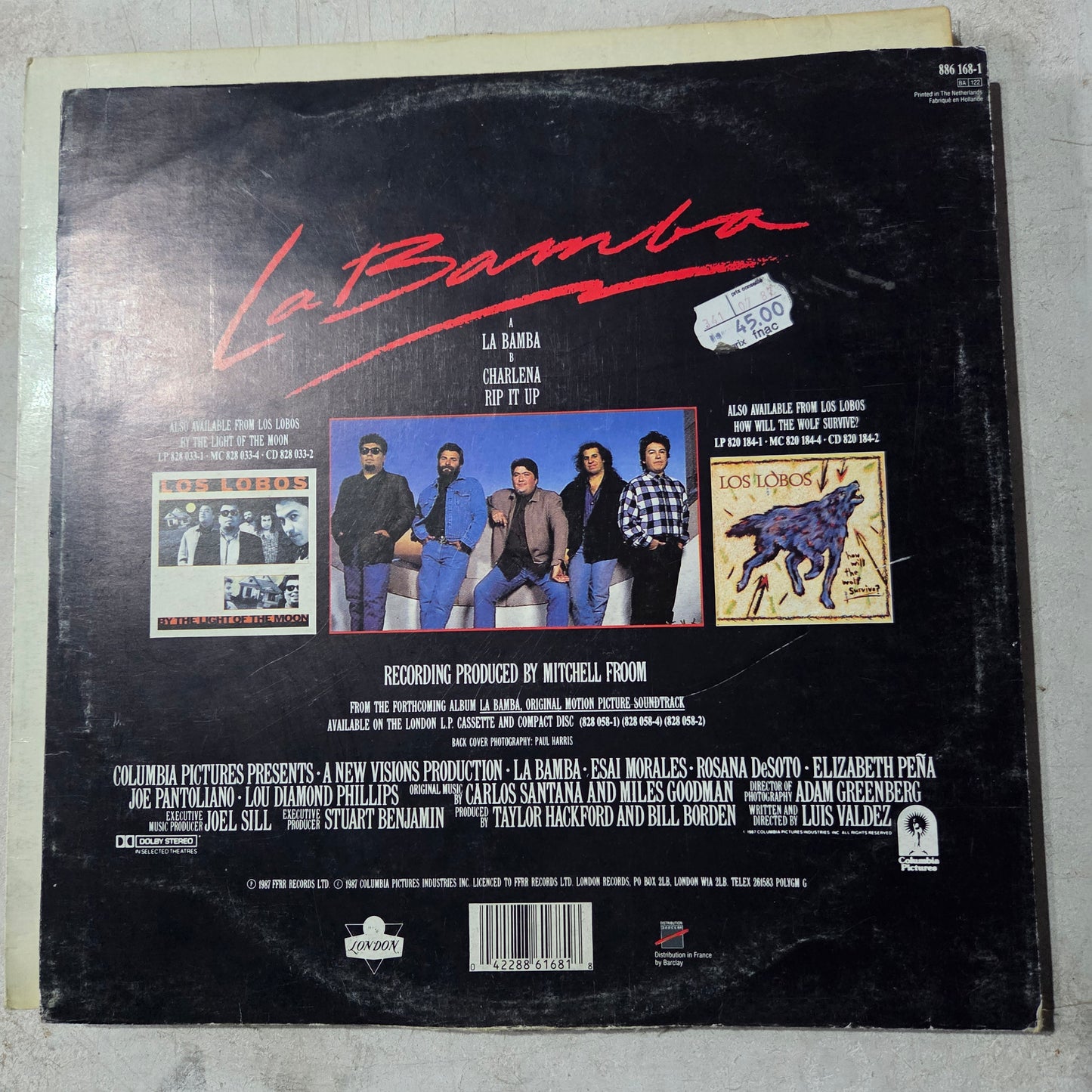Los Lobos La Bamba Maxi De Epoca VG+