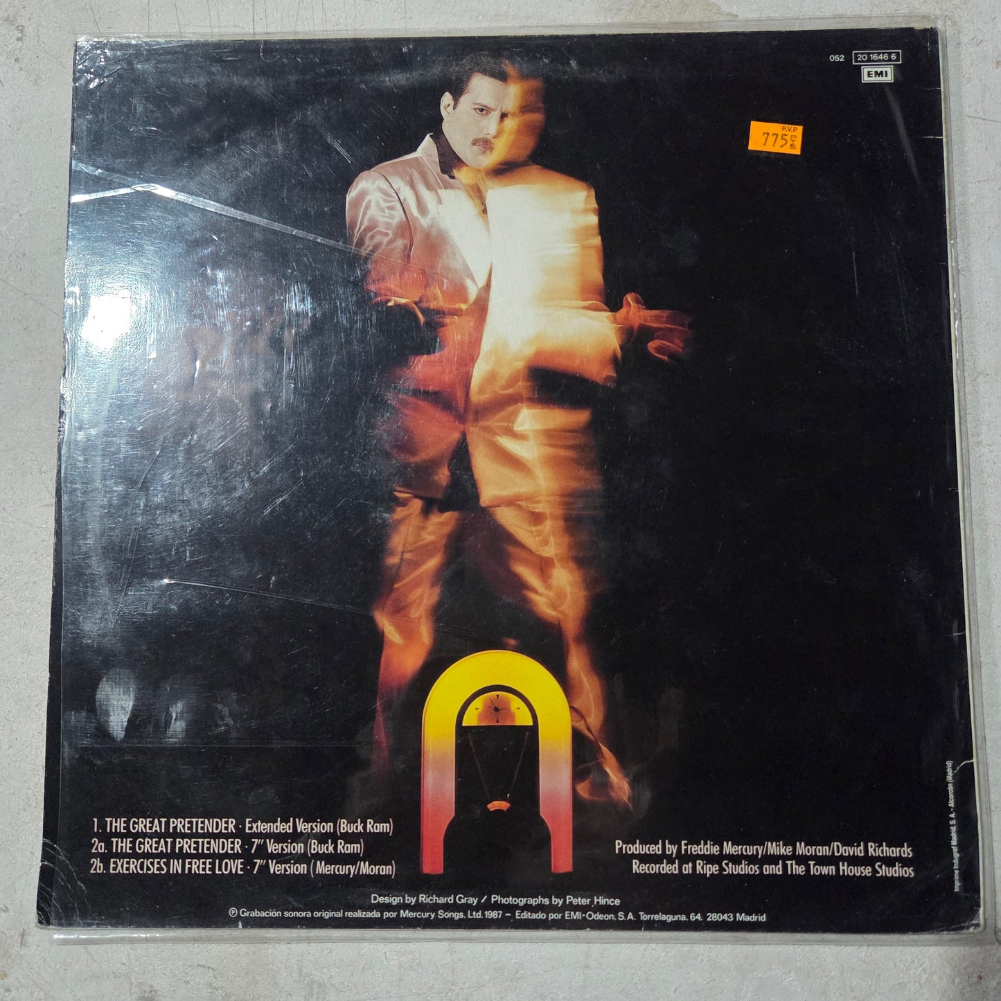 Freddy Mercury The Great Pretender Maxi De Epoca VG+