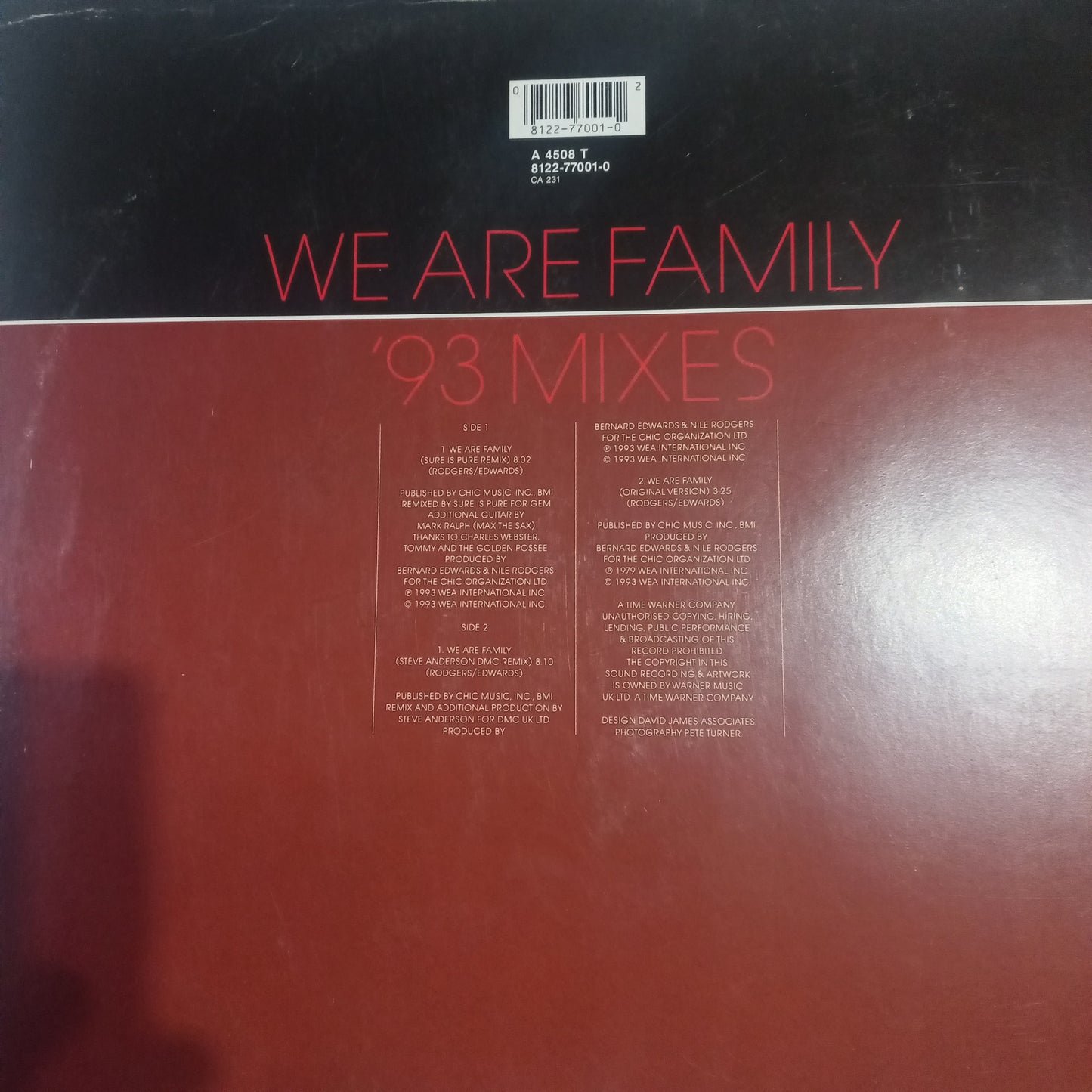 Sister Sledge We are Family Maxi de Epoca VG+