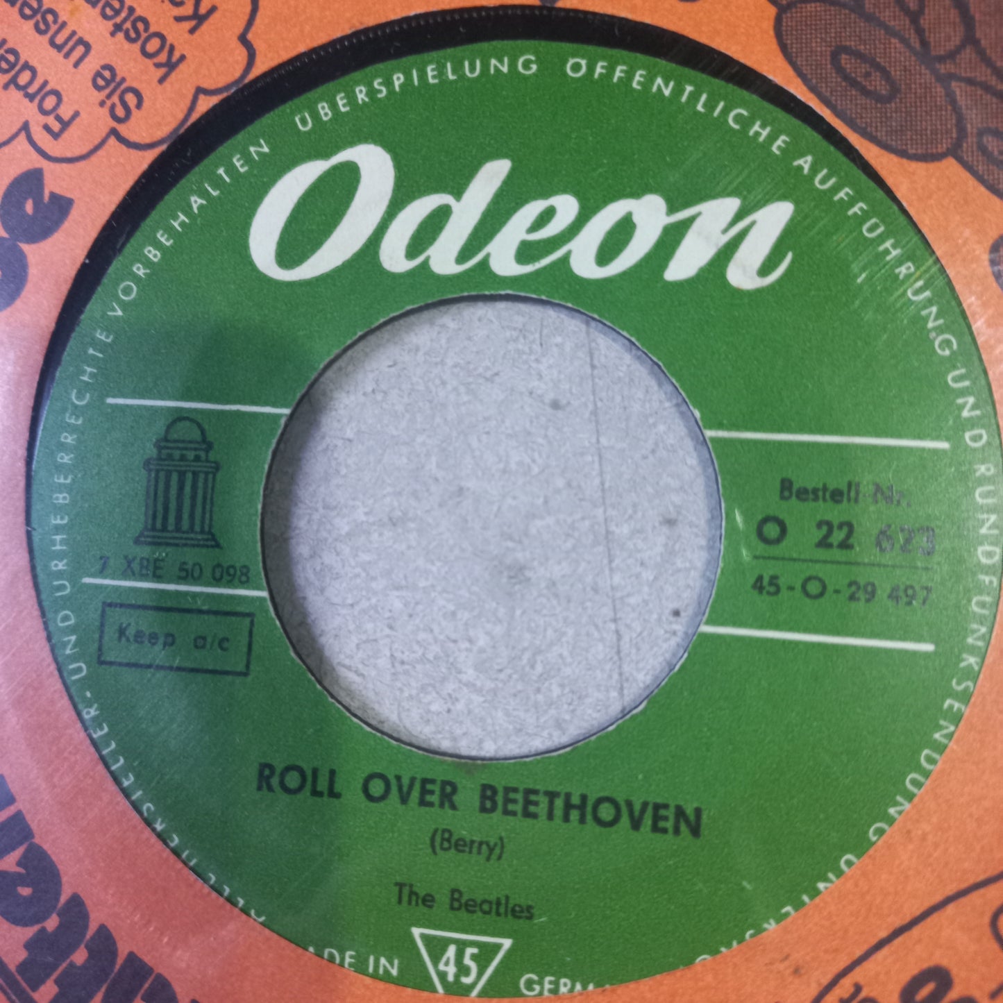 The Beatles Roll Over Beethoven Simple 7" Vg+ De Epoca