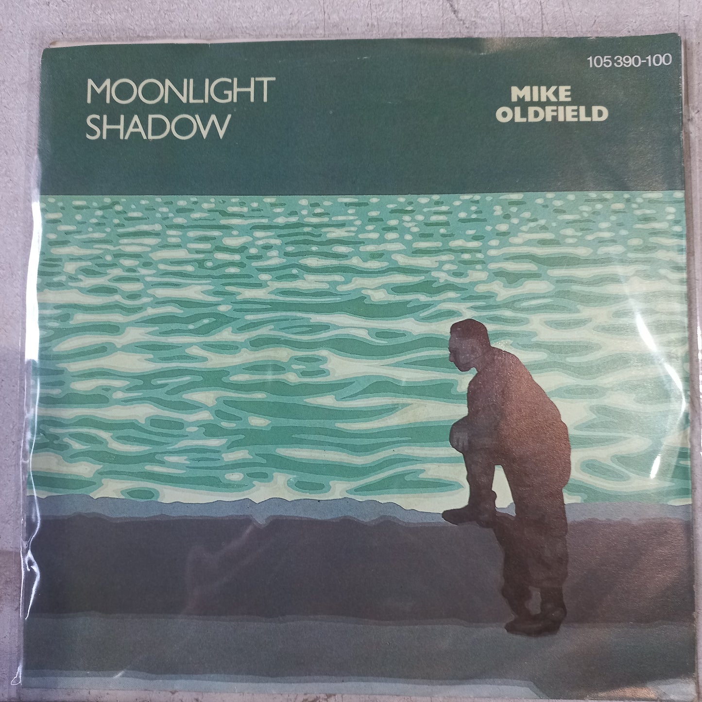 Mike Oldfield Moonlight Shadow Simple 7" Vg+ De Epoca