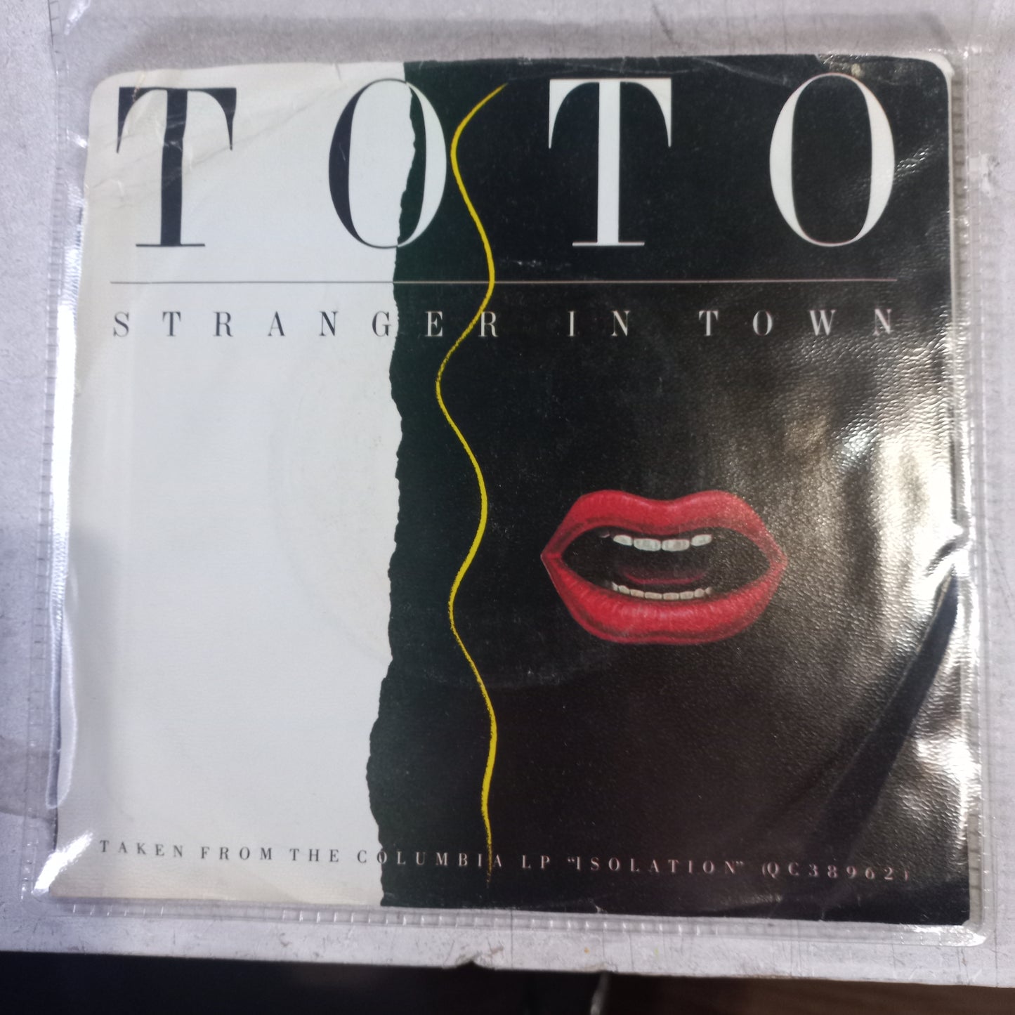 Toto Stranger In Town Simple 7" Vg+ De Epoca